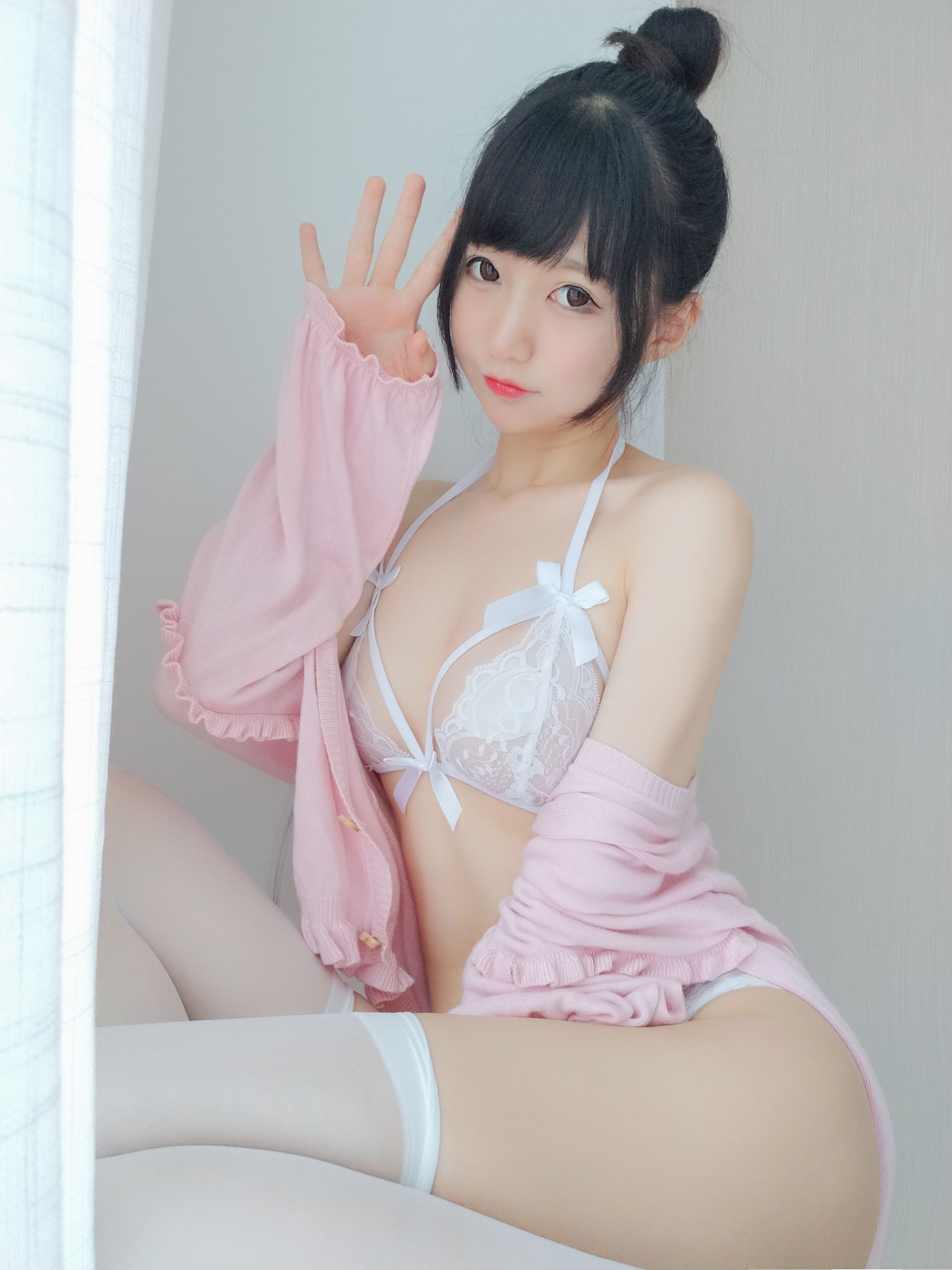 [COS福利] NAGISA魔物喵[fantia] - 夏のレースの下着第7张