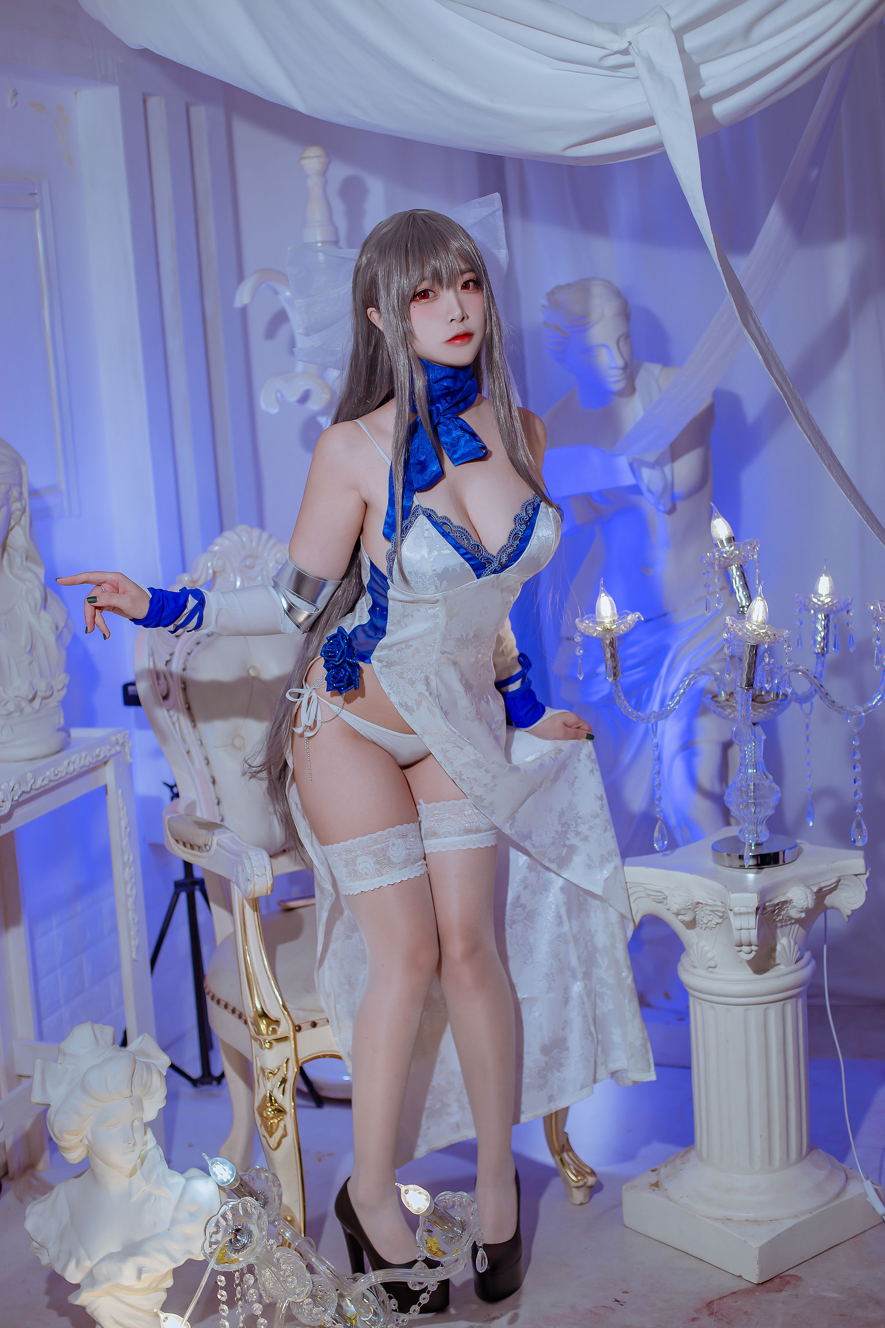 [COS福利] 人气Coser二佐Nisa - 碧蓝航线 路易九世礼服第9张