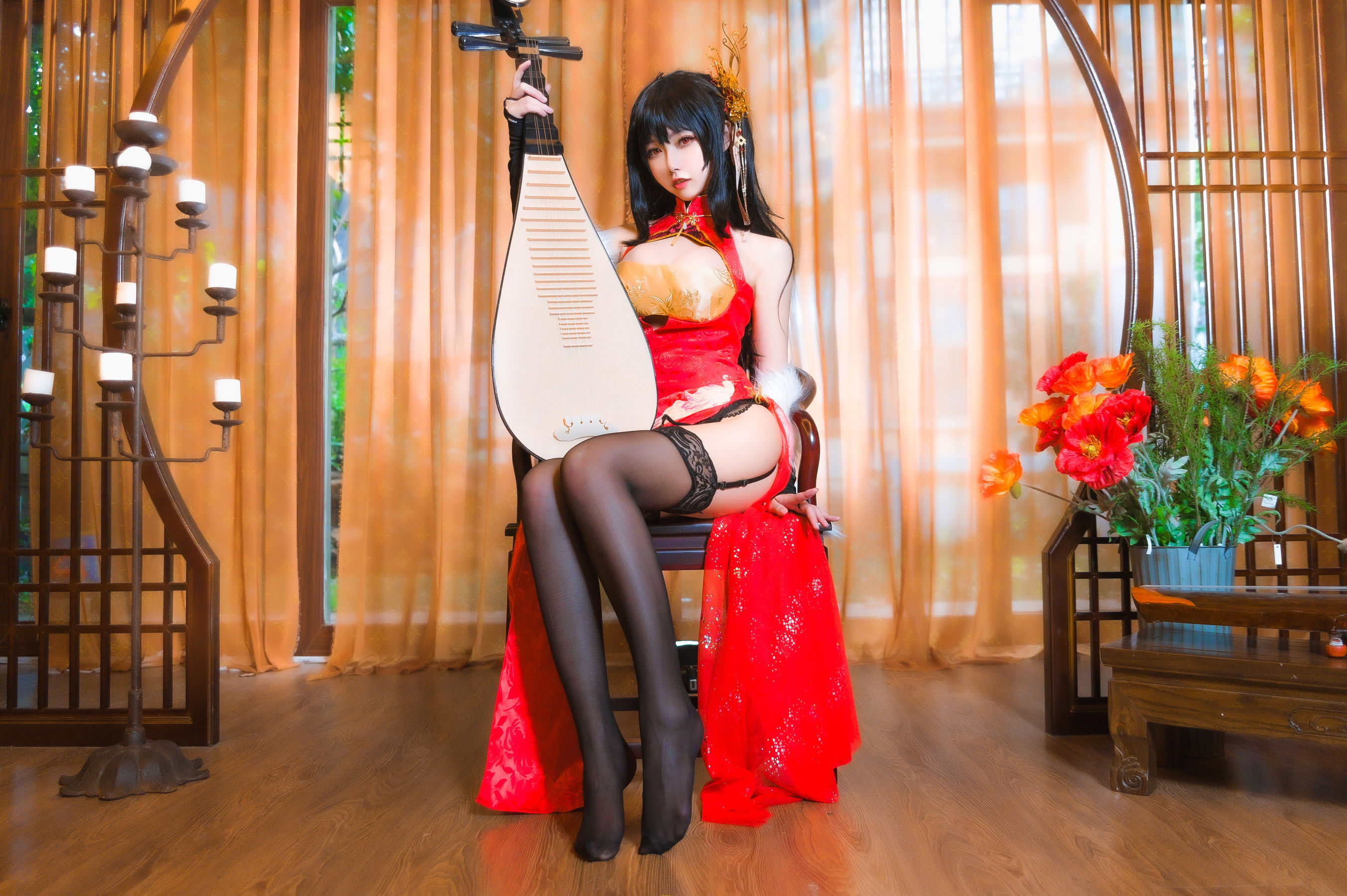 [COS福利] 微博妹子Momoko葵葵 - 大凤之旗袍第8张