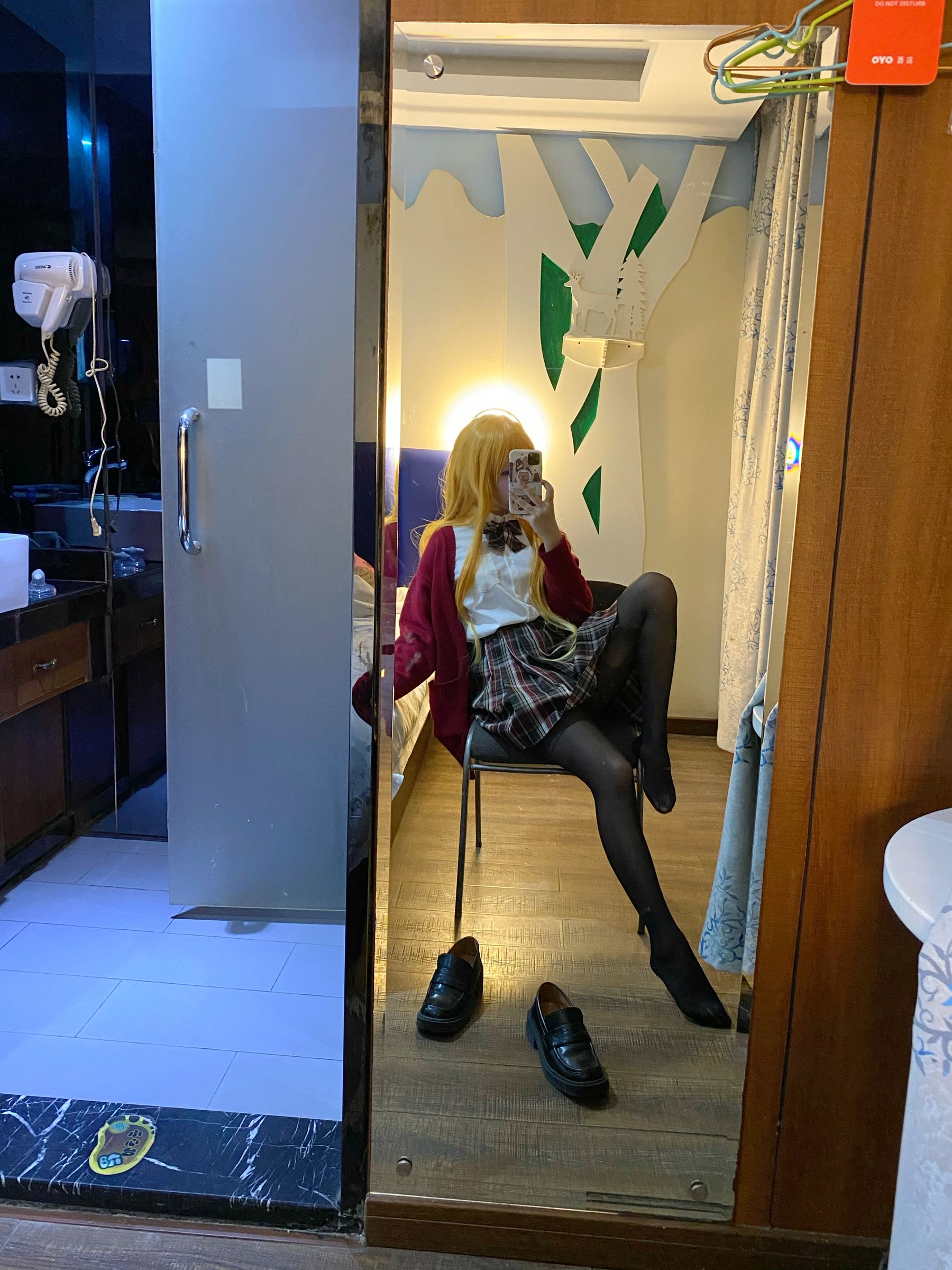 [COS福利] 芋圆侑子SJ_ - 金毛不良jk第4张