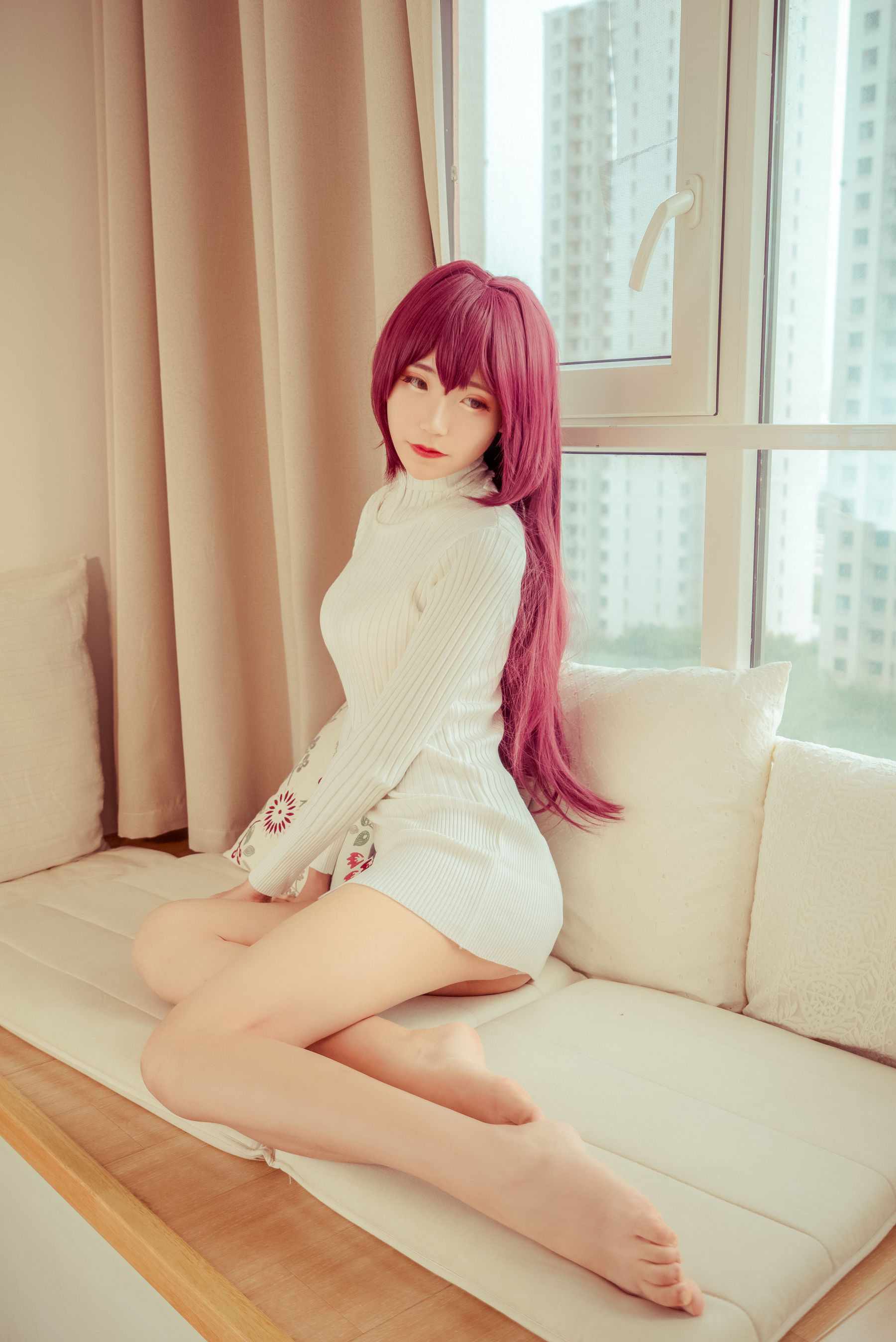 [福利COS] 然理理 - 斯卡哈毛衣第6张