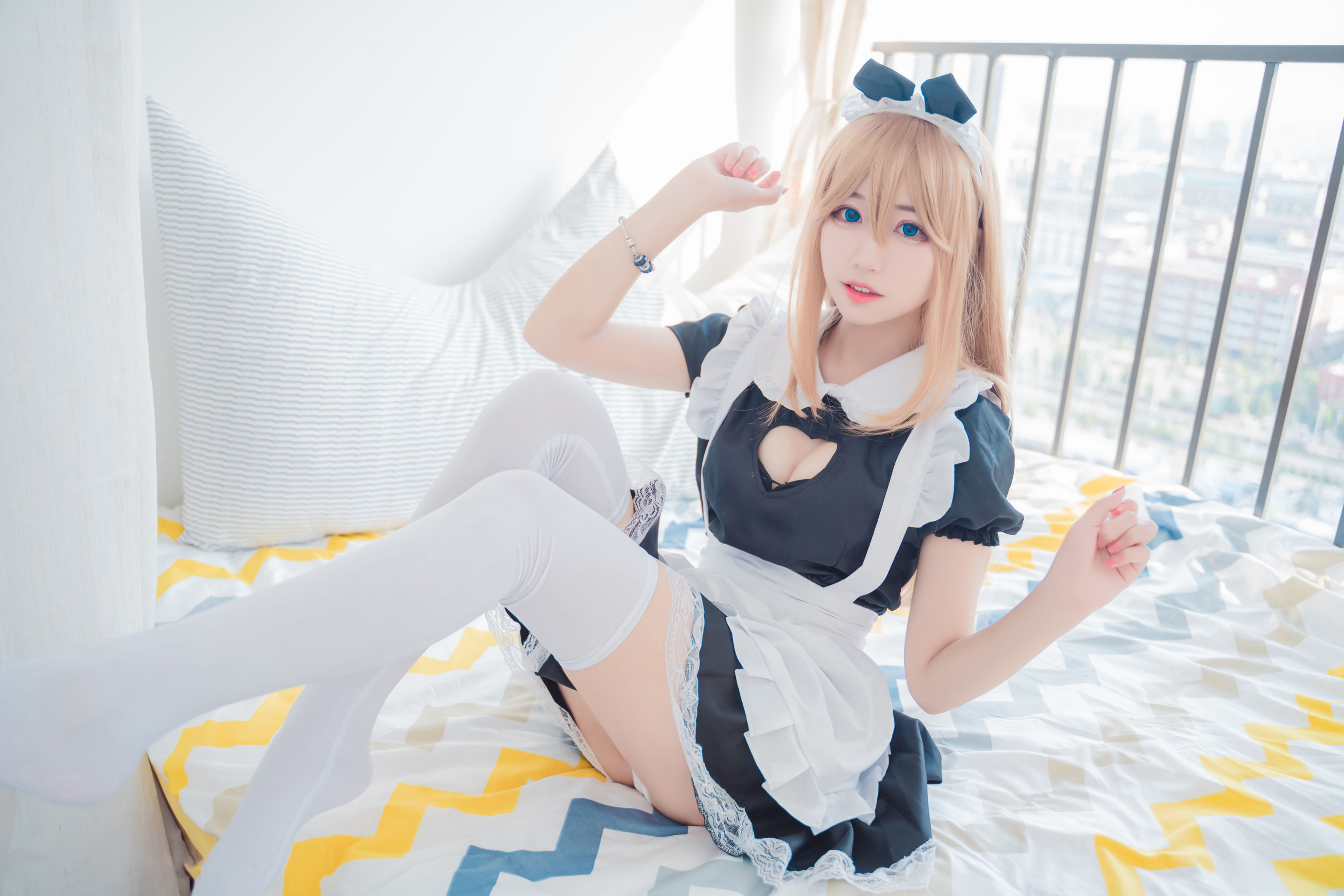 [福利COS] 猫君君MaoJun - 猫猫的女仆装第7张