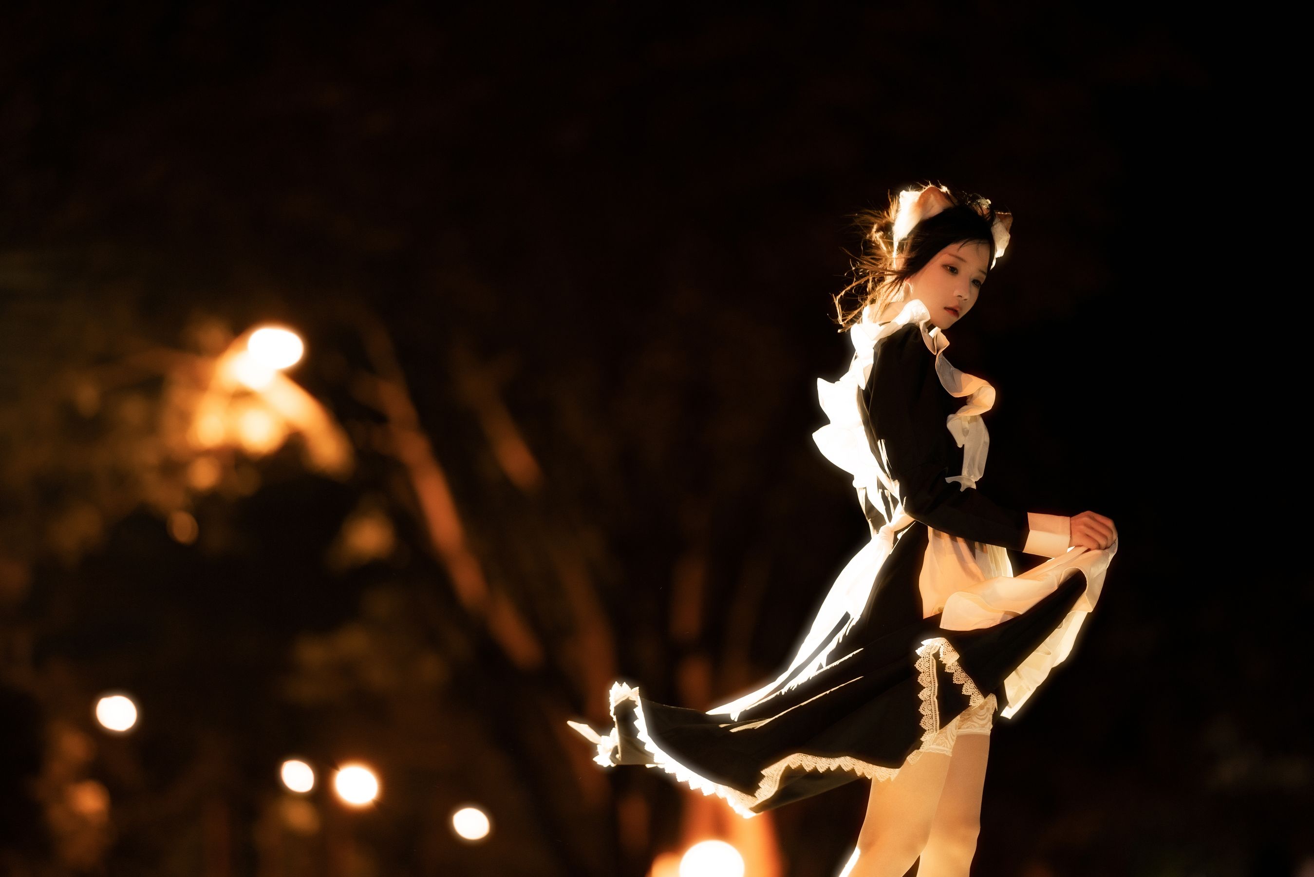 [福利COS] 桜桃喵 - 长裙妹抖第35张