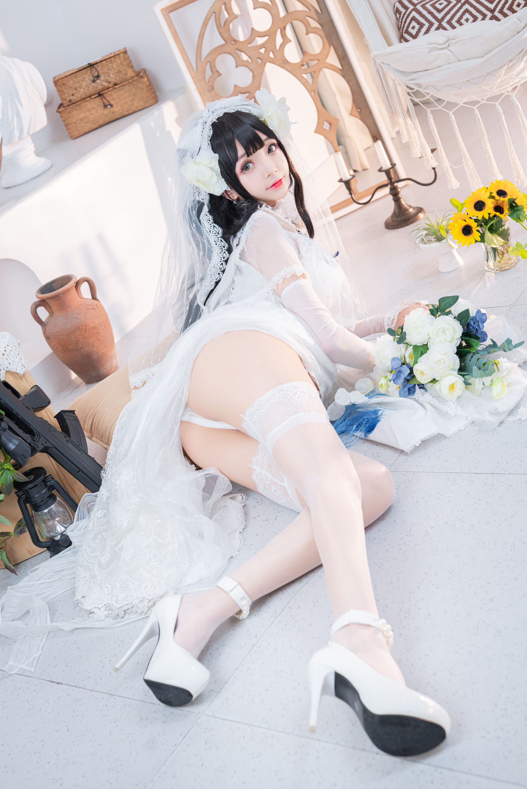 [福利COS] Cosplay日奈娇 - 95式婚纱第4张
