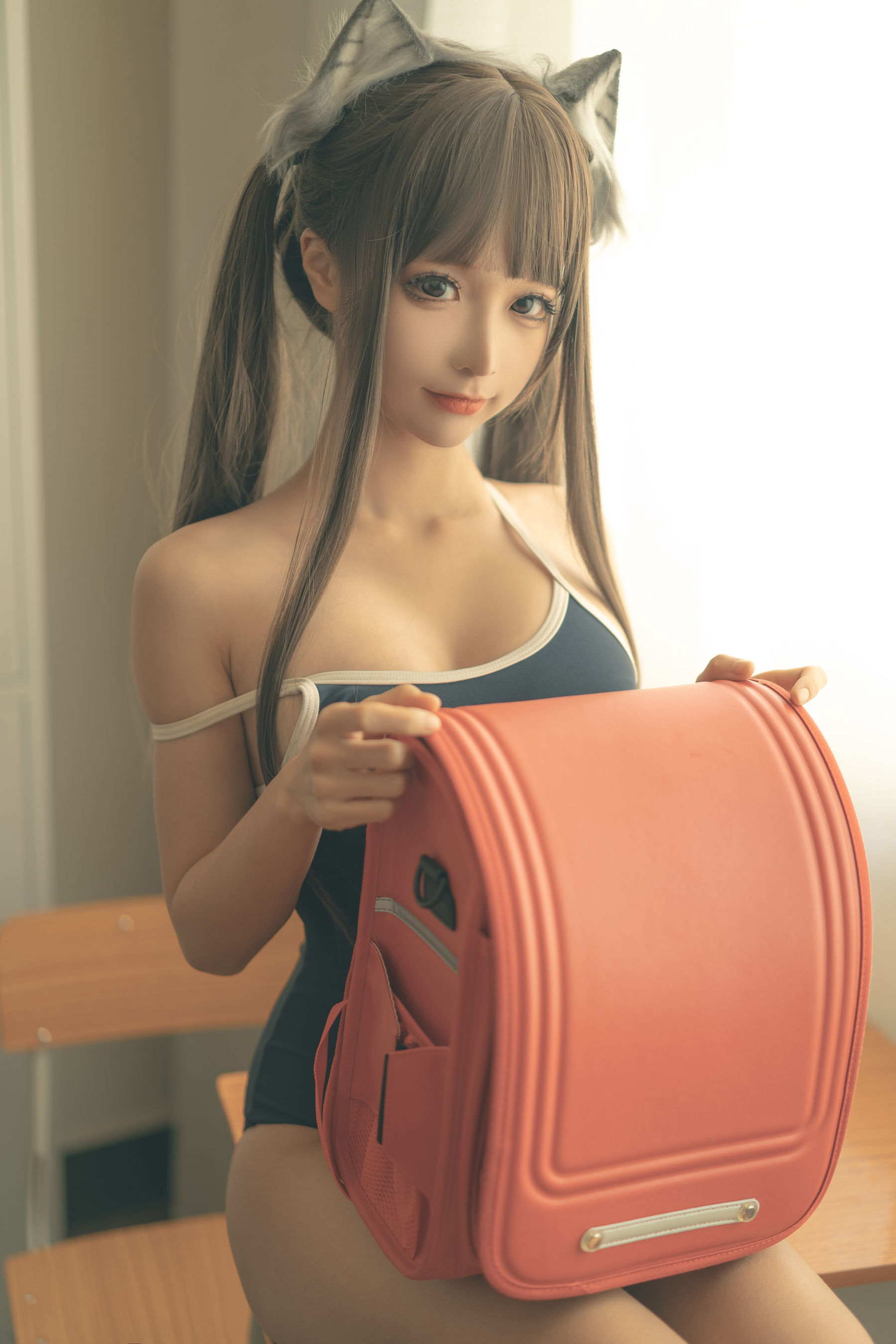 [福利COS] 动漫博主蠢沫沫 - 放学后第15张