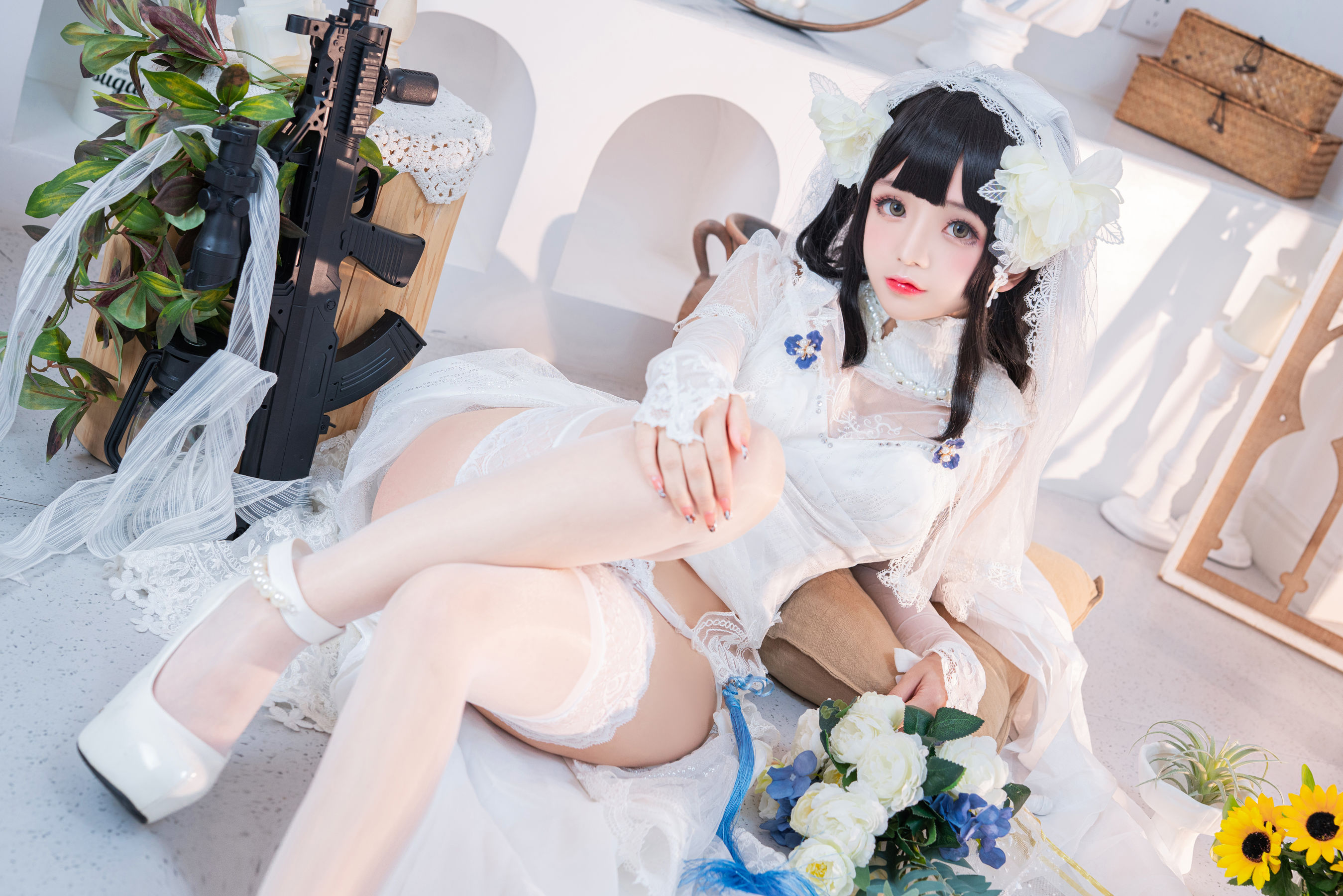 [福利COS] Cosplay日奈娇 - 95式婚纱第10张