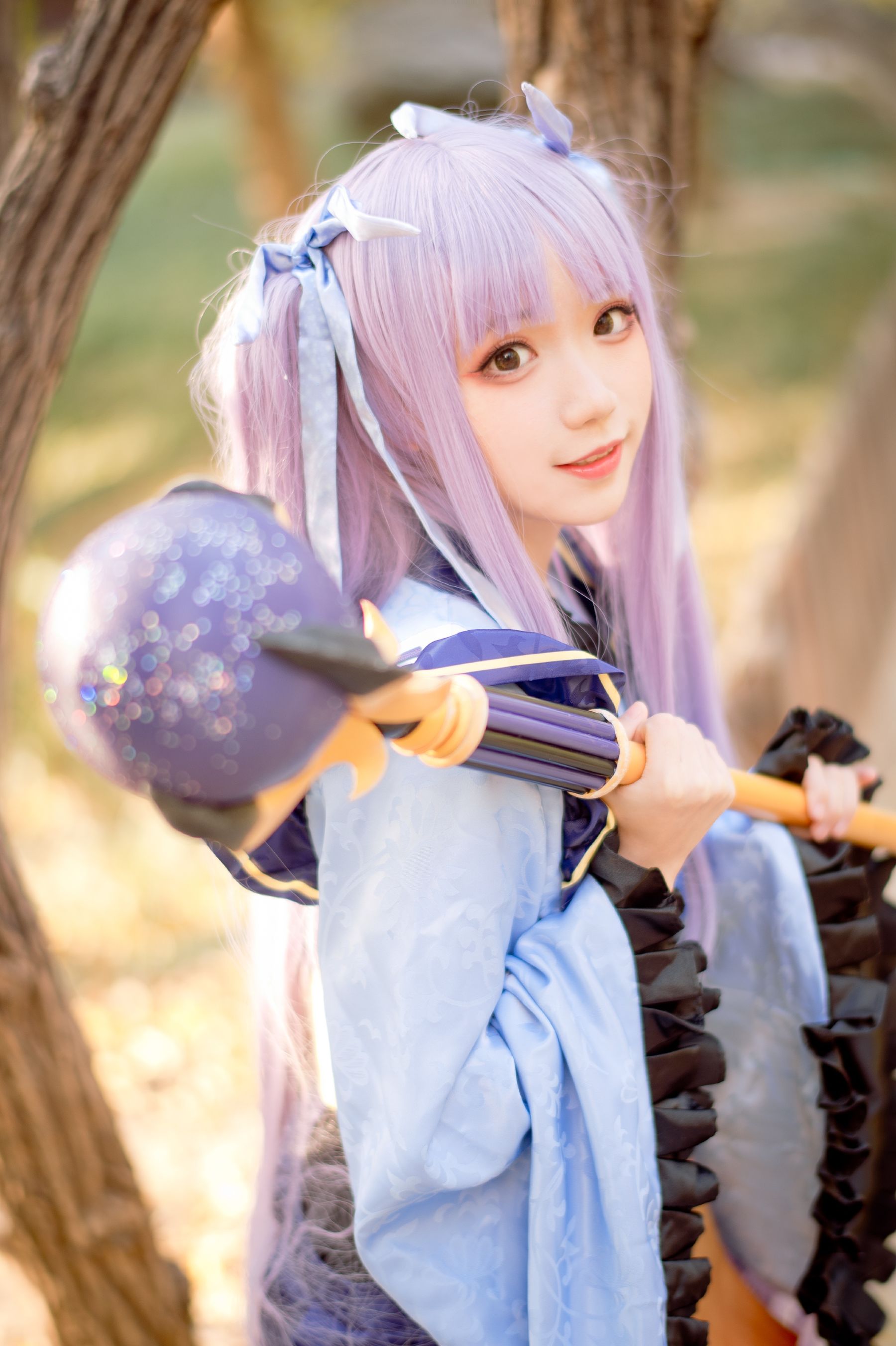 [网红COS] 花柒Hana - 镜华小仓唯第6张