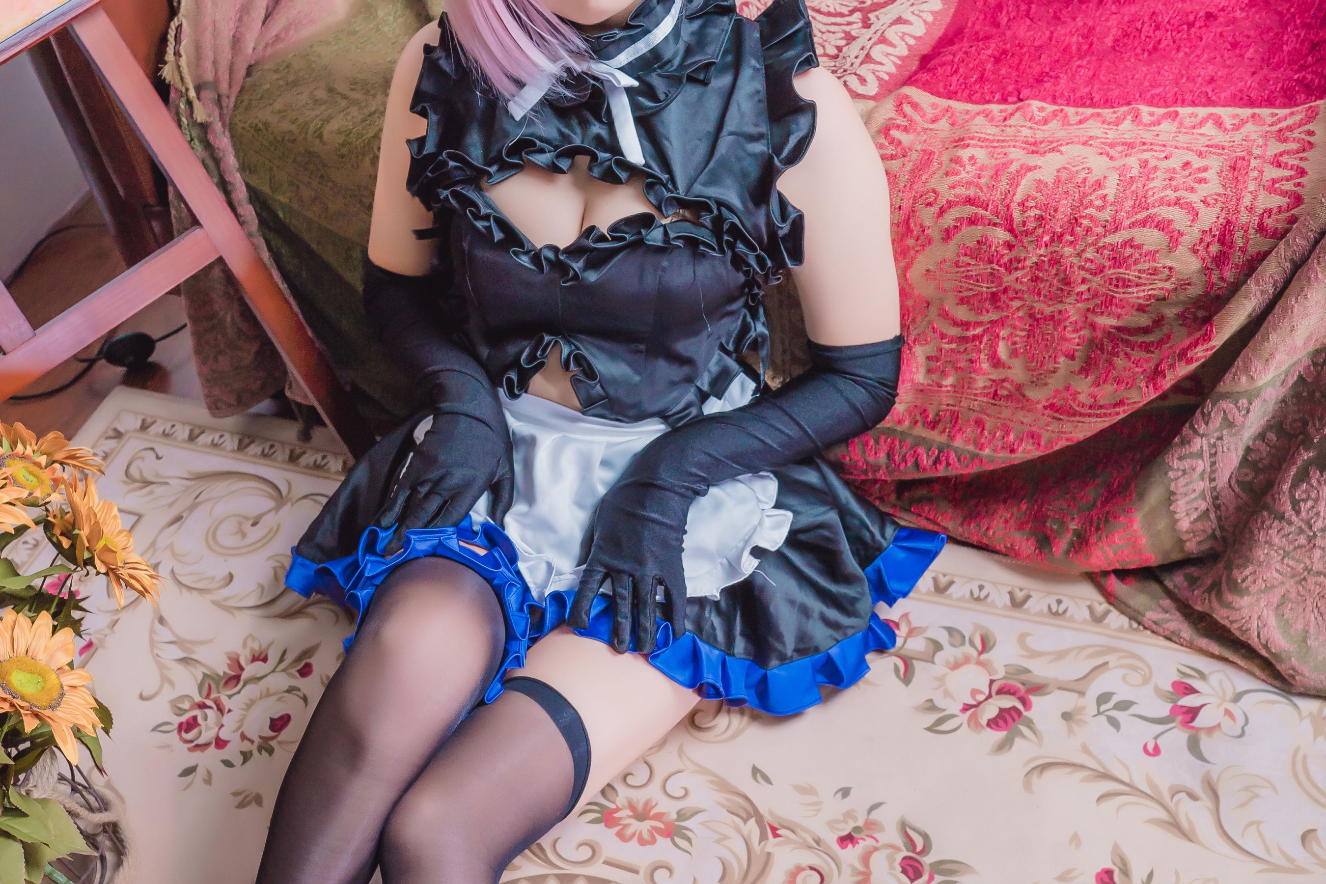 [网红COS] 动漫博主墨玉-M - 玛修女仆第12张