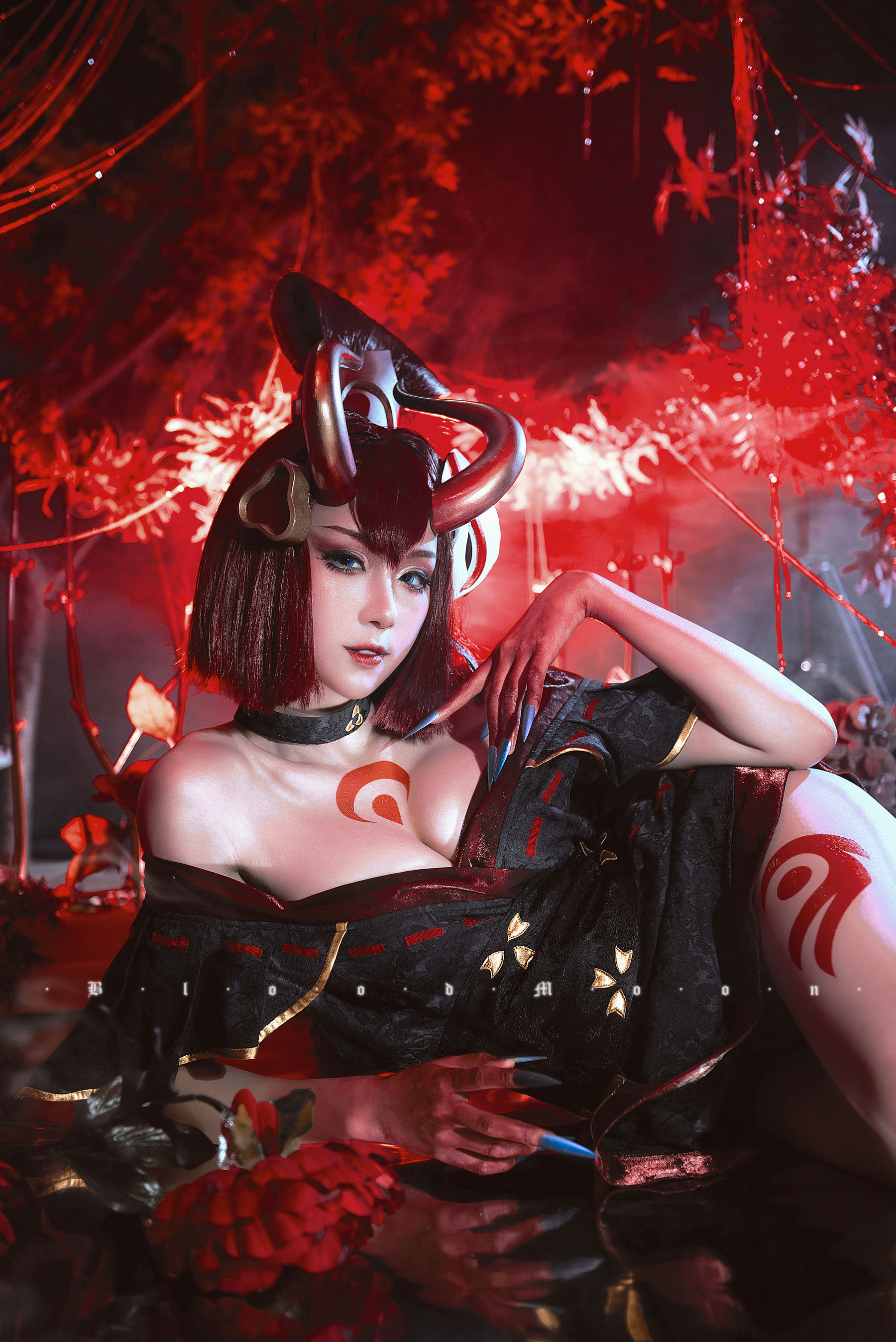 [网红COS] 瓦斯塔亚小龙虾 - 猩红之月伊芙琳第5张