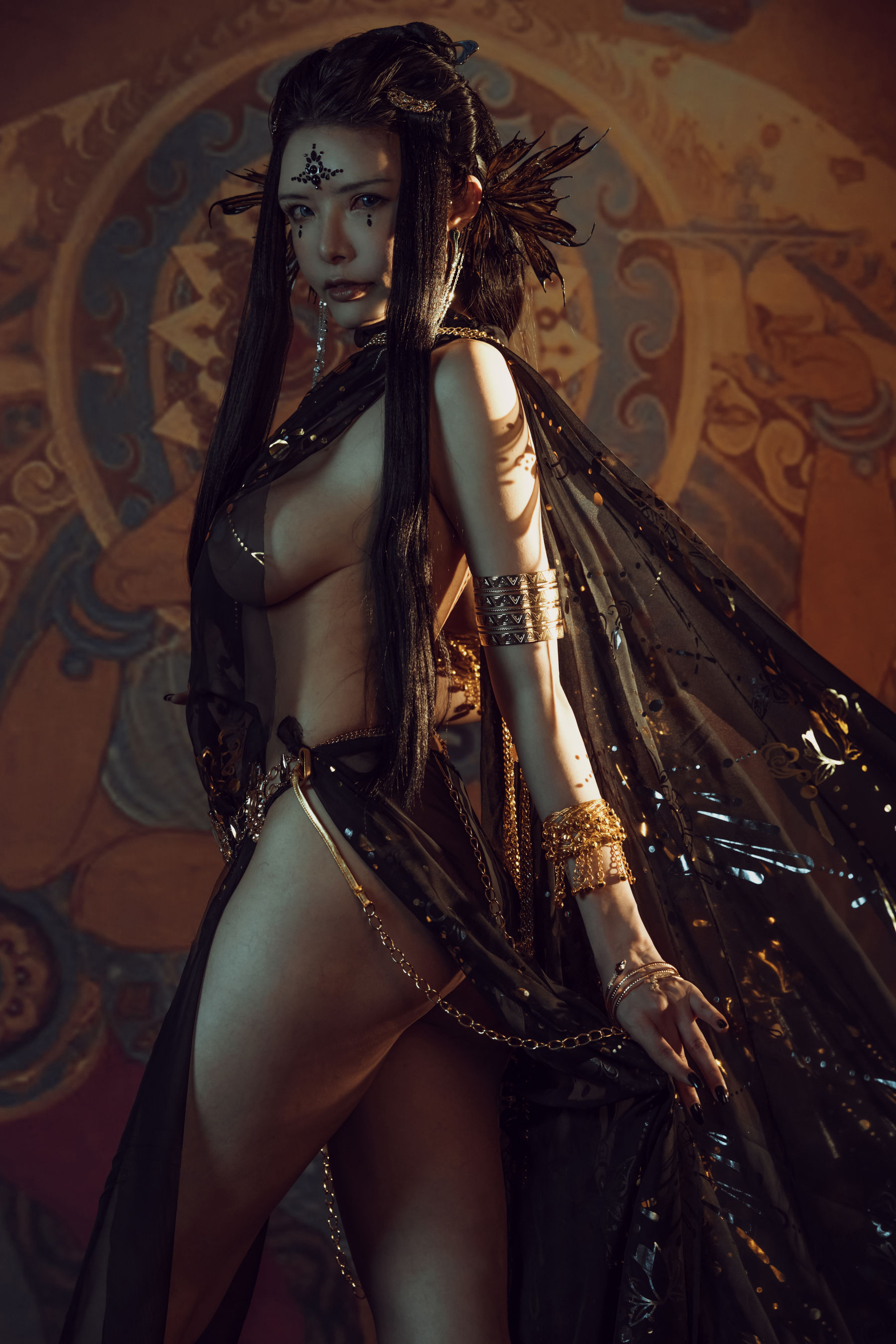 [网红COS] 秋和柯基(夏小秋秋秋) - 黑敦煌第5张