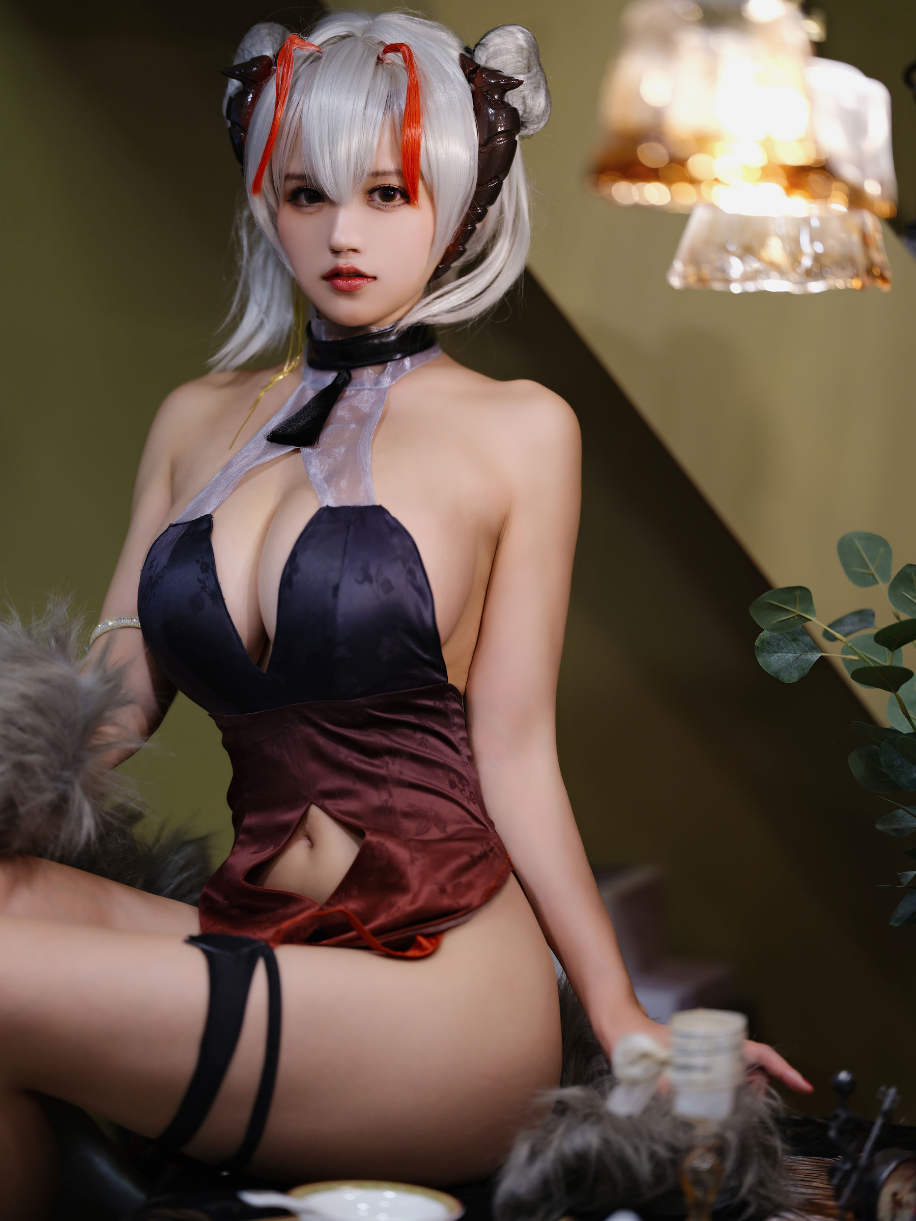 [福利COS] 动漫博主小仓千代w - w旗袍第1张