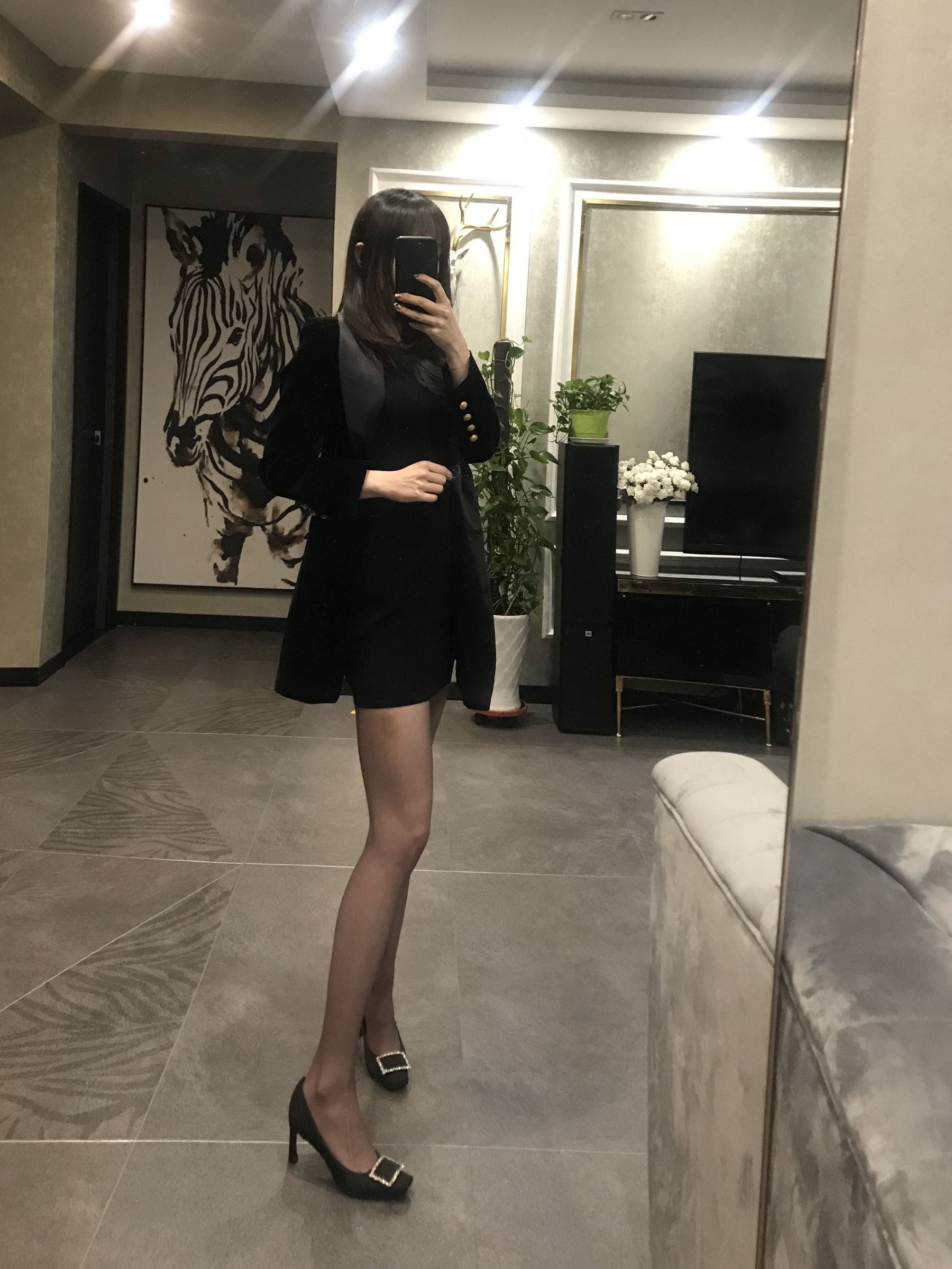 [福利COS] 丝足博主麋鹿_Monroe 2020.04.20 红高黑丝第1张