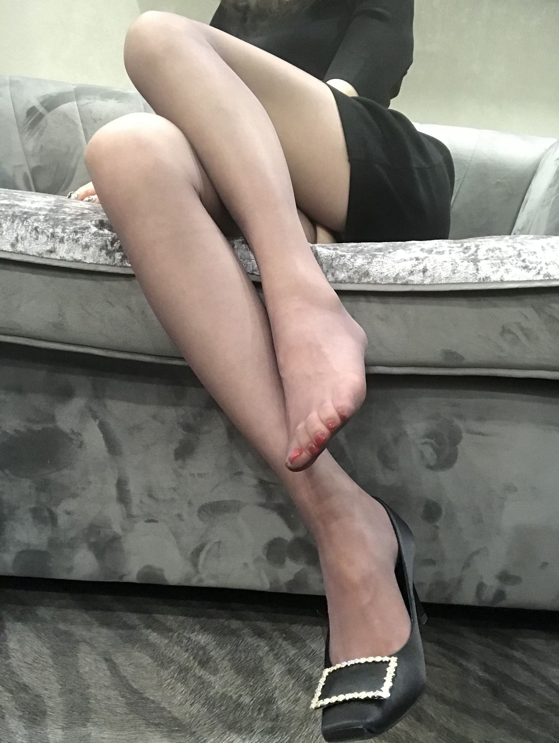 [福利COS] 丝足博主麋鹿_Monroe 2020.04.20 红高黑丝第11张