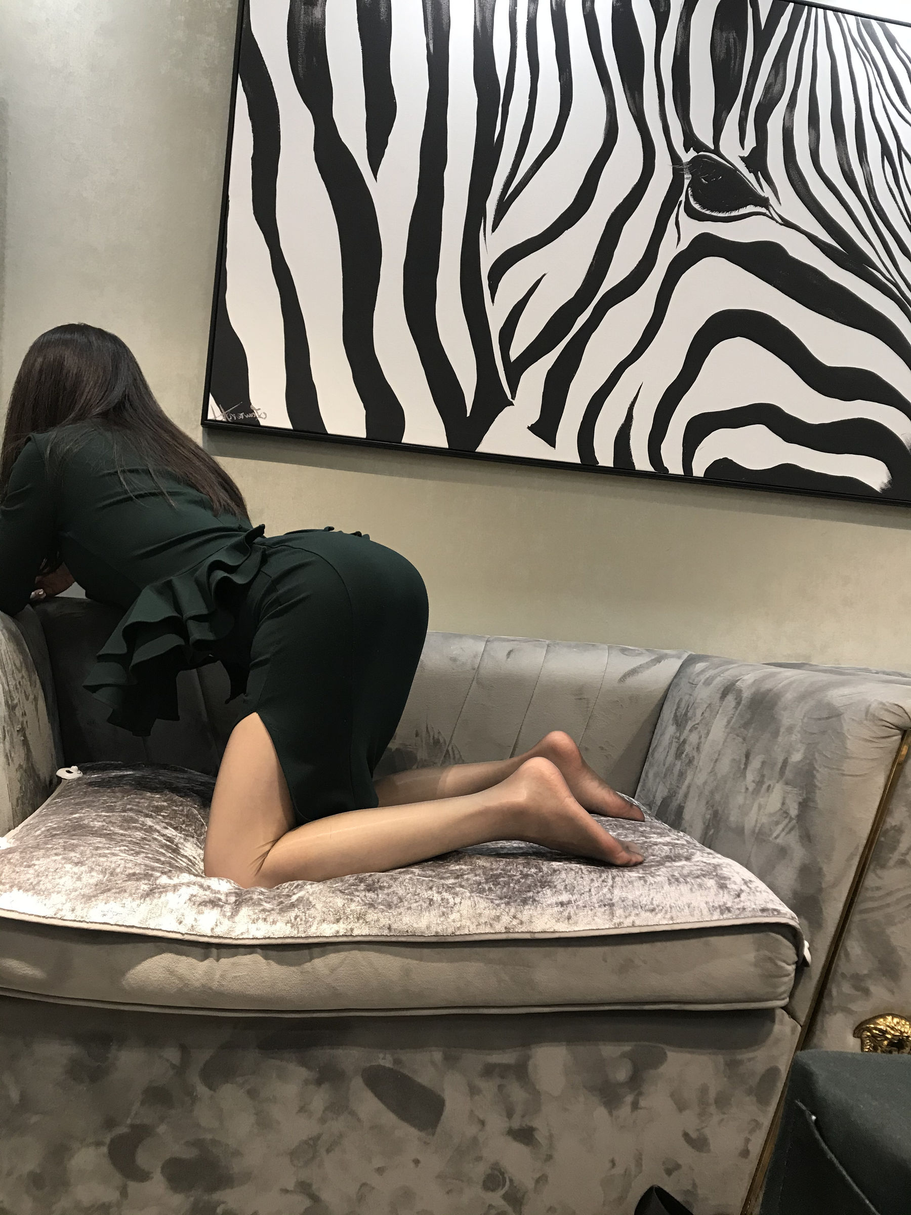 [福利COS] 丝足博主麋鹿_Monroe 2020.04.30 贵妇丝足第10张