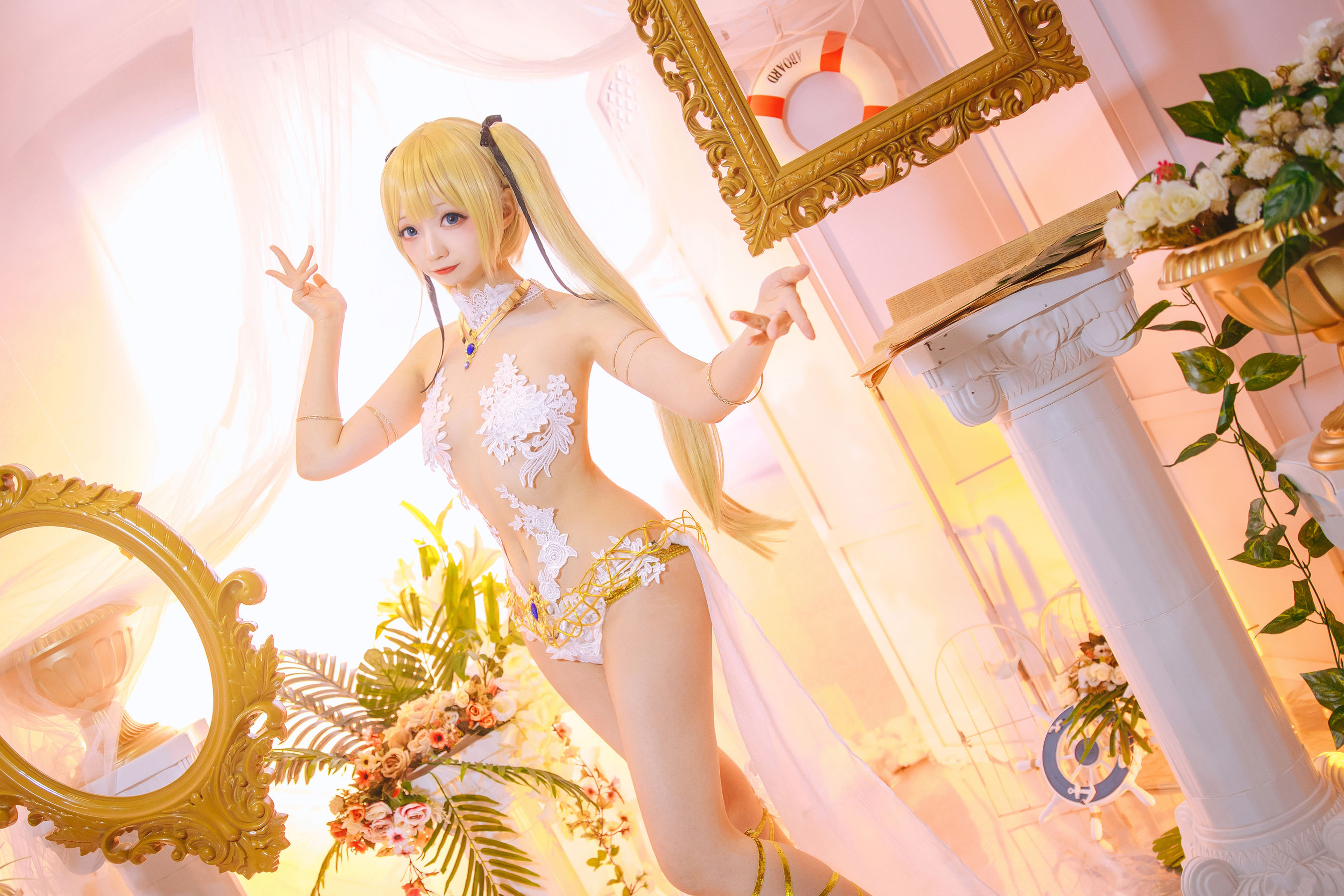 [福利COS] 小野寺地瓜 - 玛丽萝丝 天使翅膀第5张