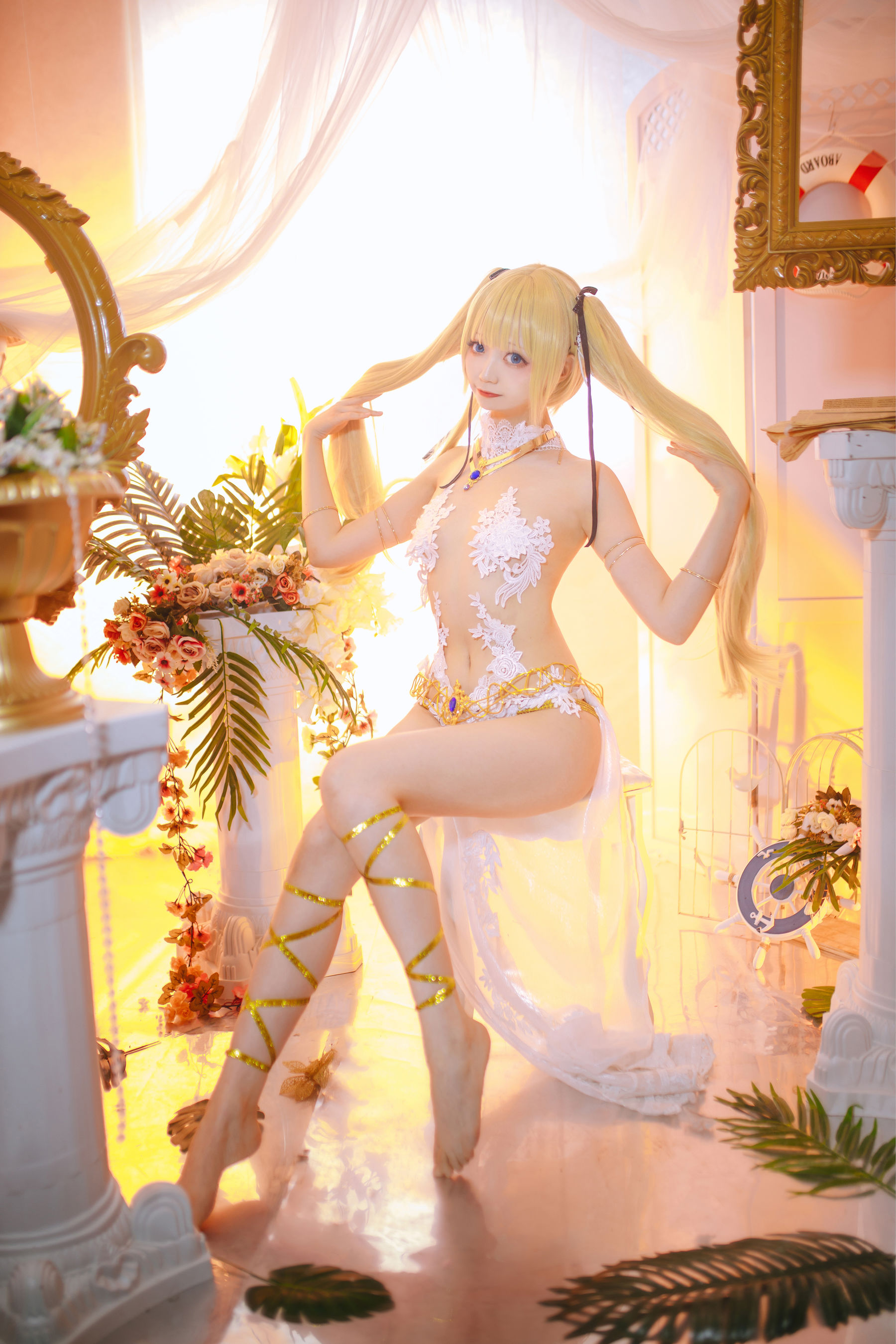 [福利COS] 小野寺地瓜 - 玛丽萝丝 天使翅膀第3张