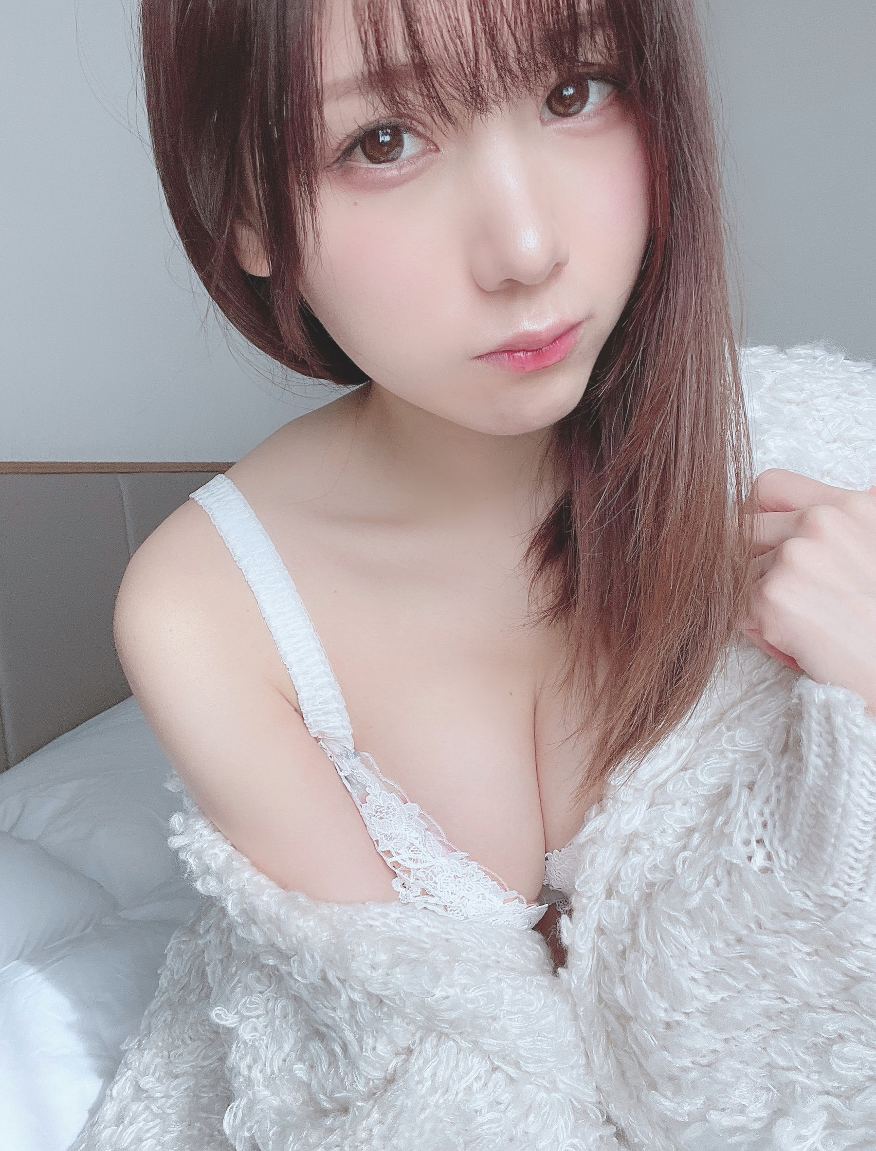 [福利COS] 日本甜美COSERけんけん[fantia] 20211120-温泉旅おまけ♨️ まっしろでふわふわ第7张