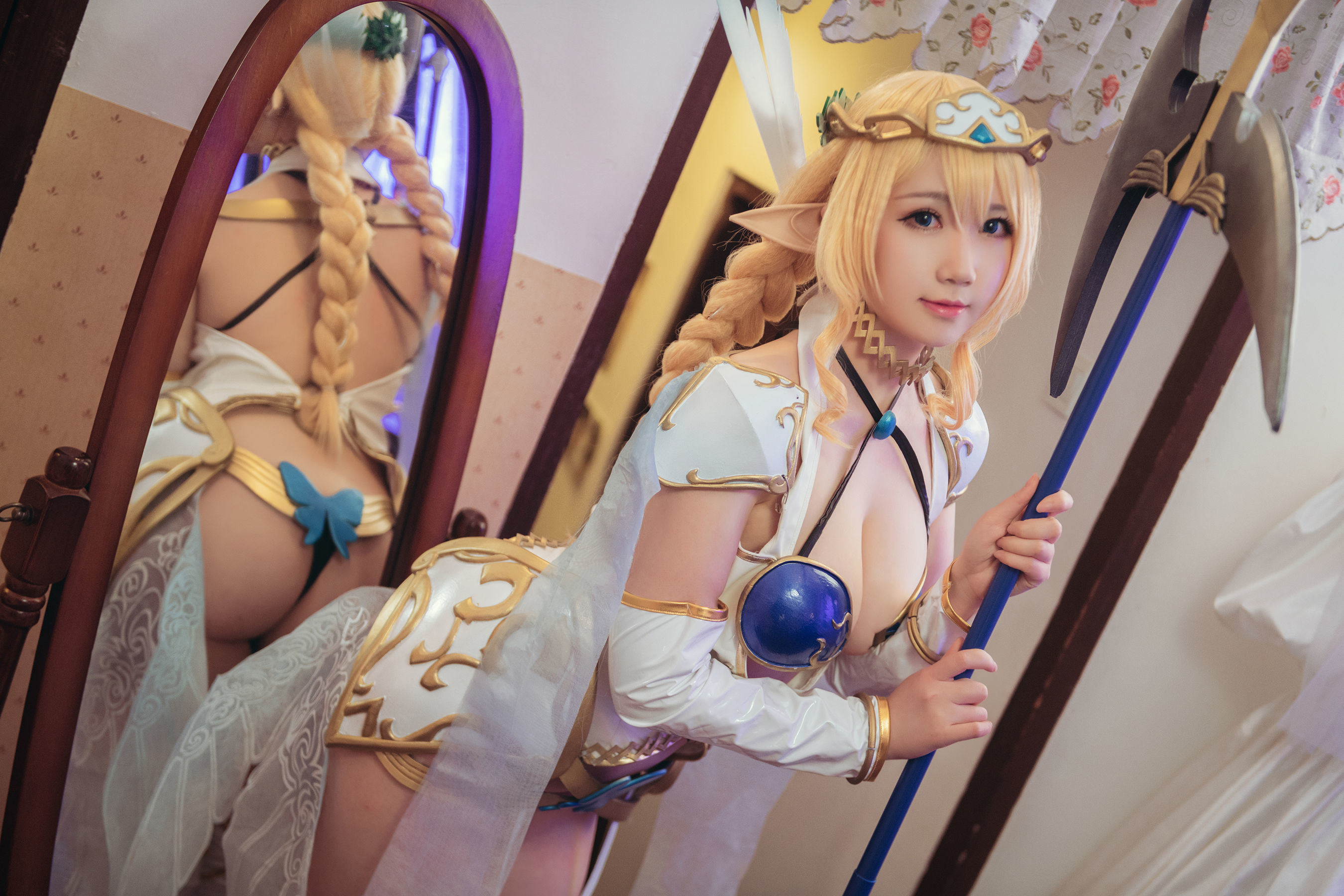 [福利COS] 微肉感萌妹是本末末 - 精灵村第4张