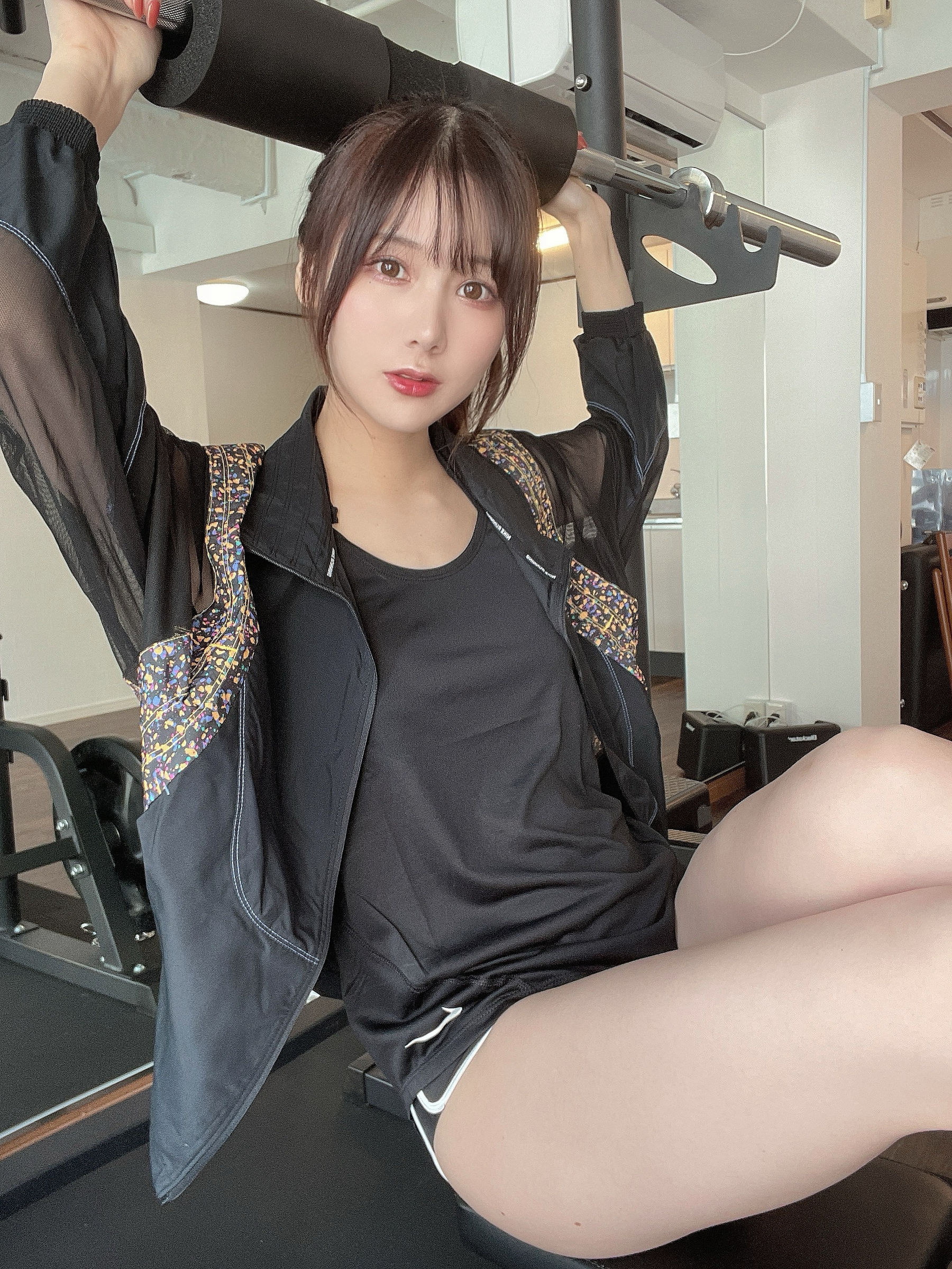 [福利COS] 日本甜美COSERけんけん[fantia] 20211212-スポーツジム第1张