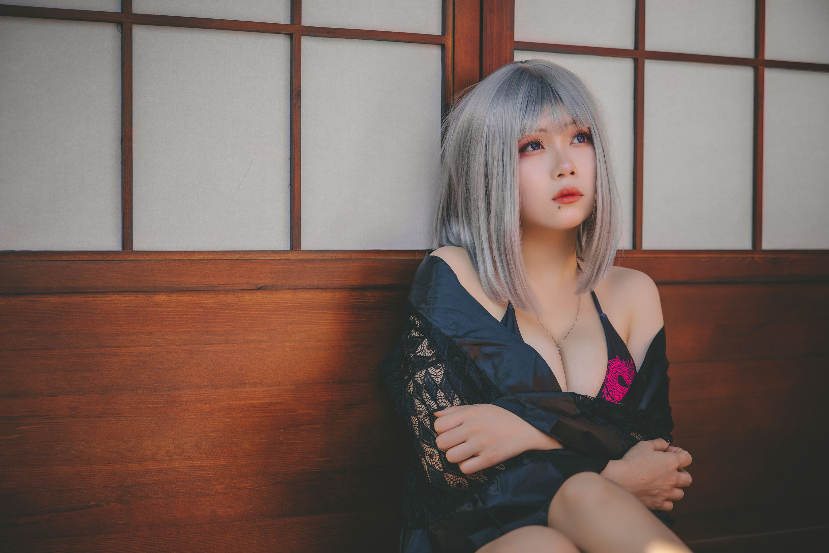 [福利COS] 末夜787 - 五月舰长 和服第14张