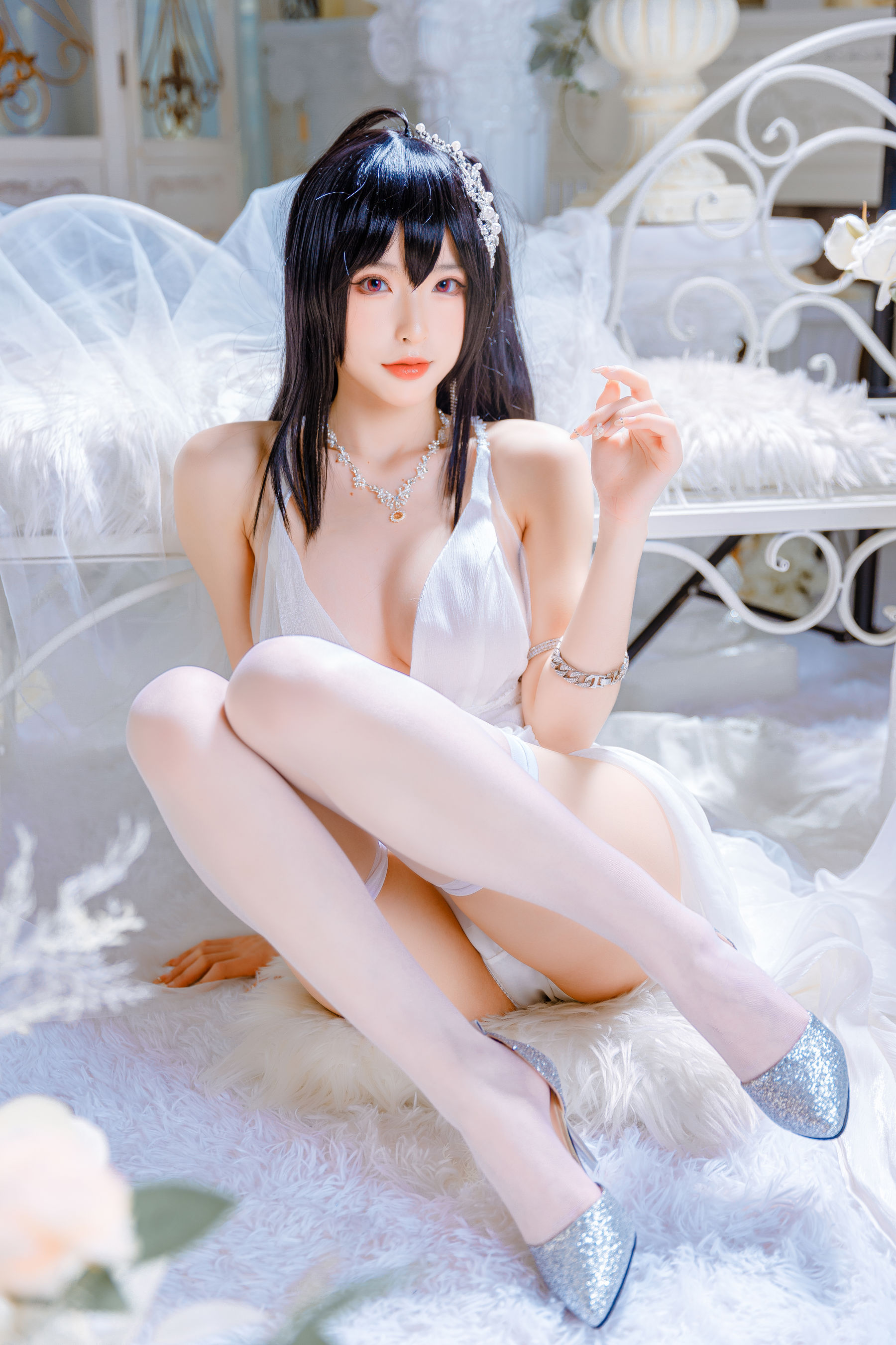 [福利COS] 尤物清水由乃 - 大凤花嫁第6张