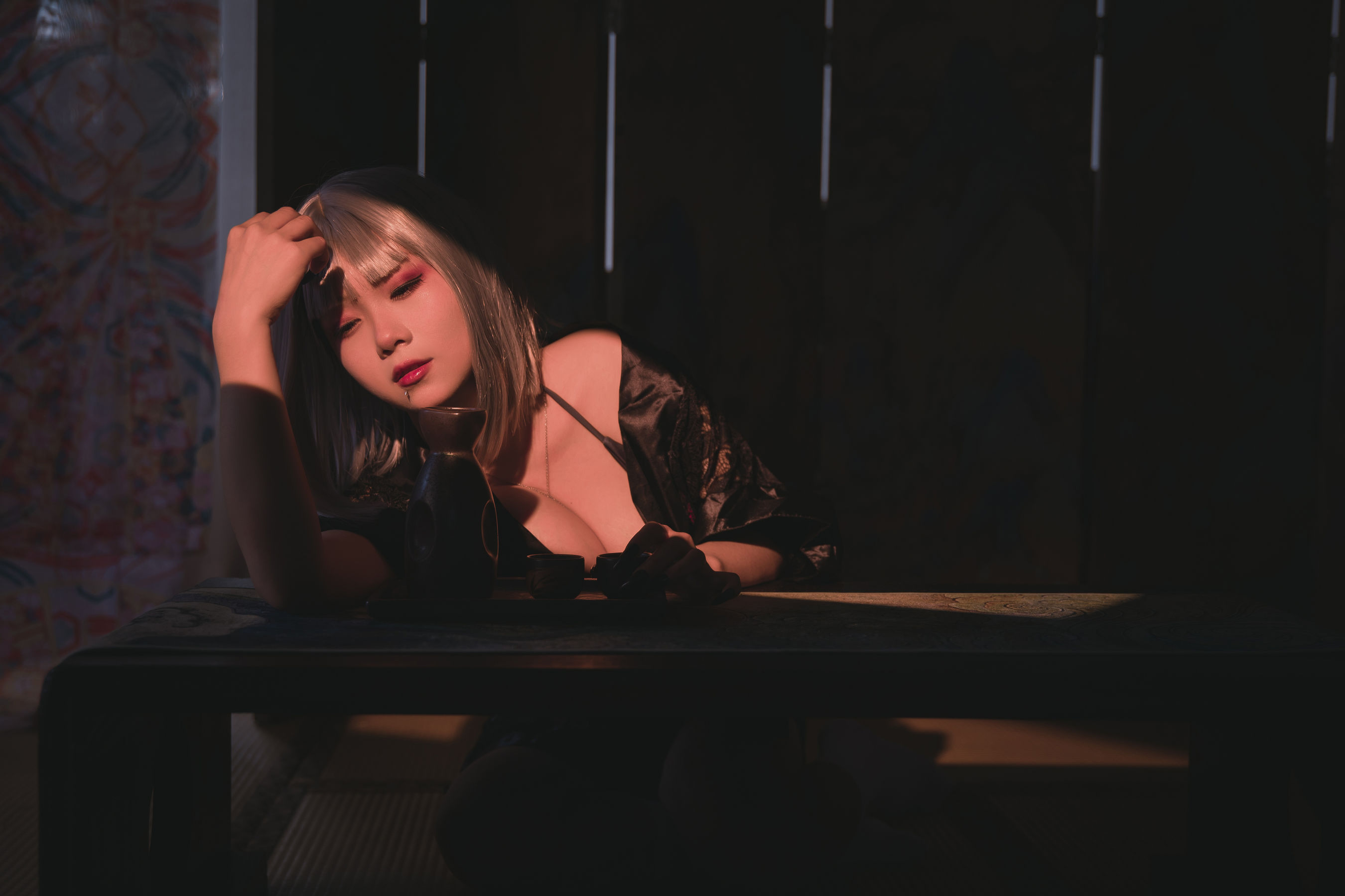 [福利COS] 末夜787 - 五月舰长 和服第1张