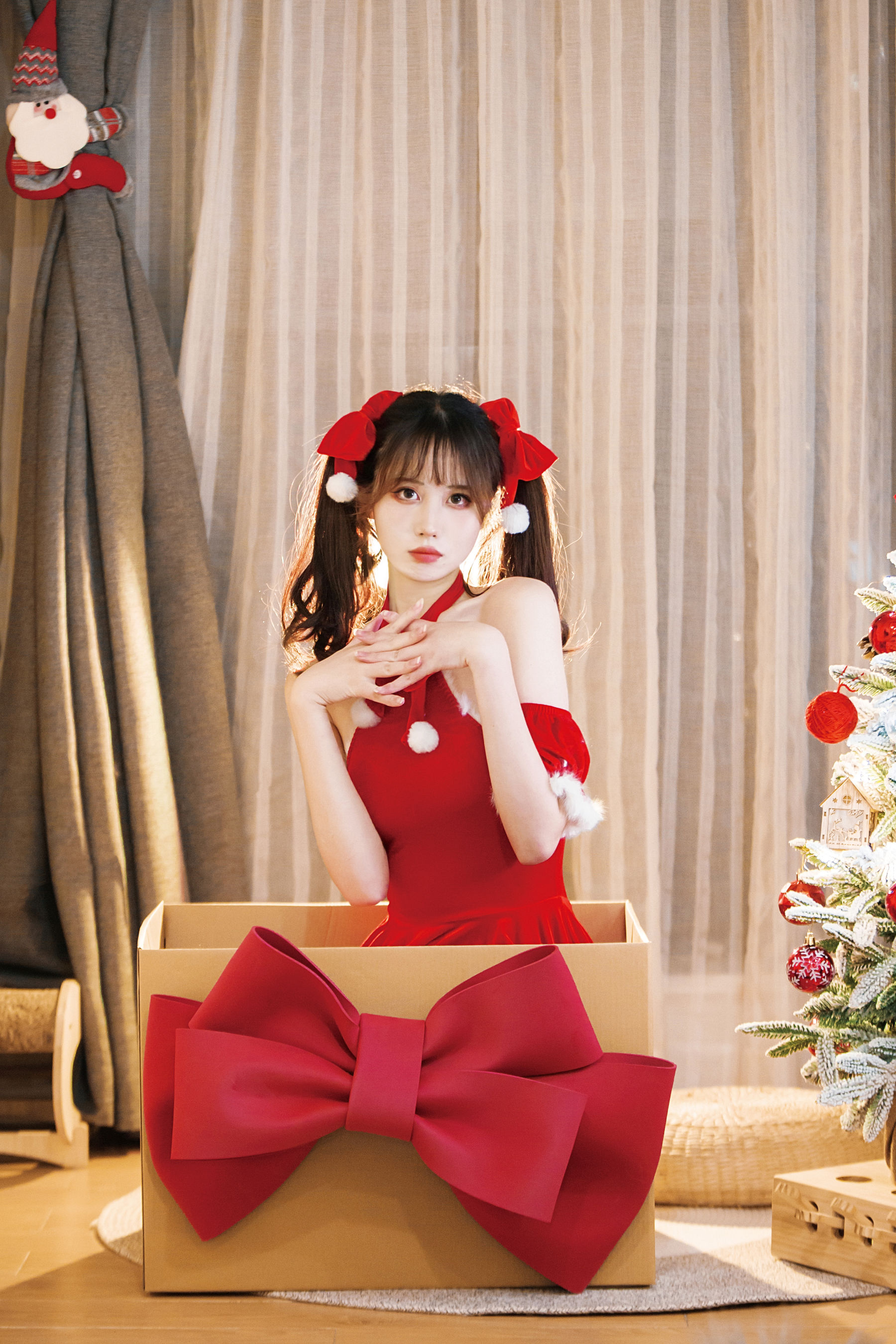 [福利COS] 次元少女念雪ww - 玫瑰礼物第4张