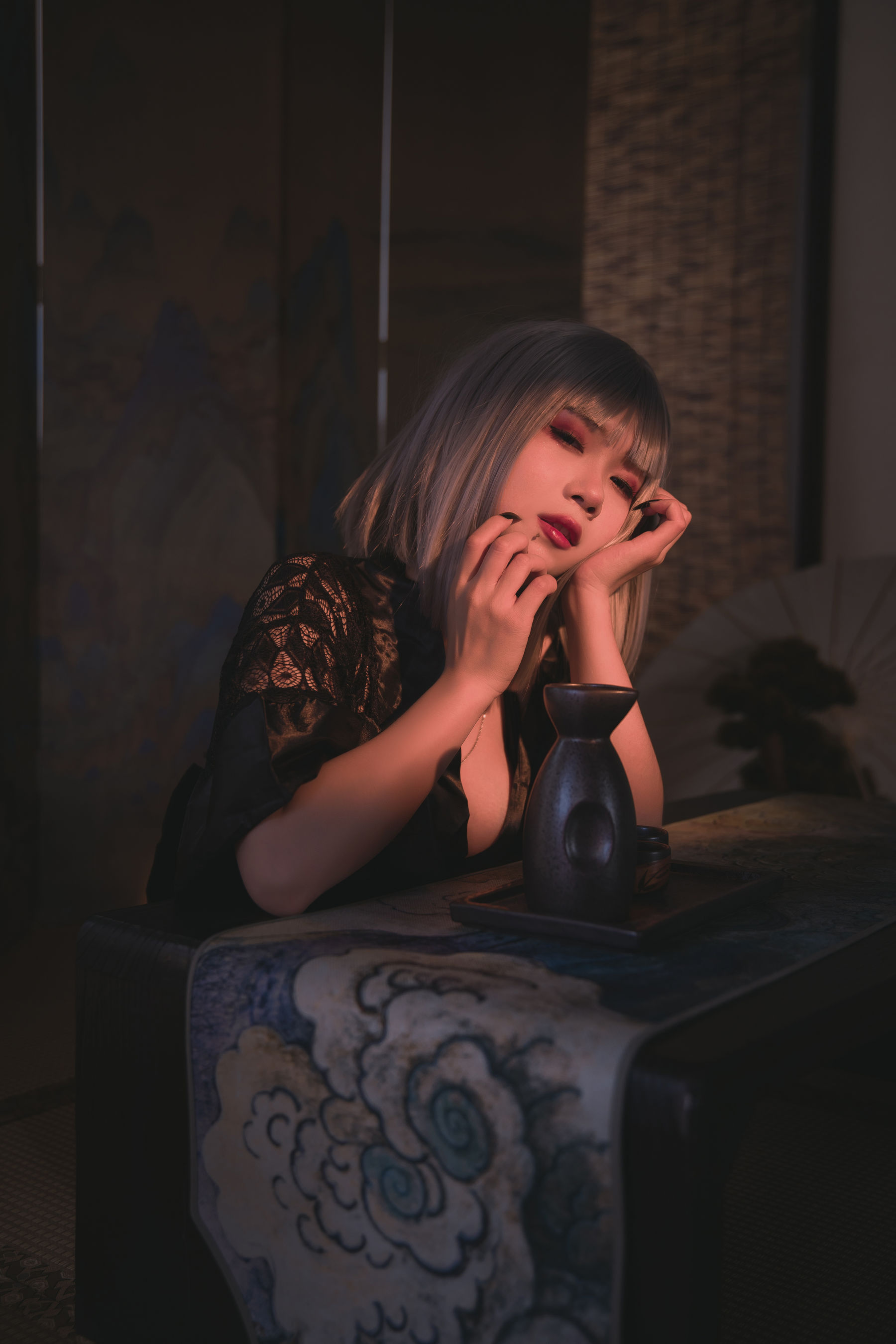 [福利COS] 末夜787 - 五月舰长 和服第1张