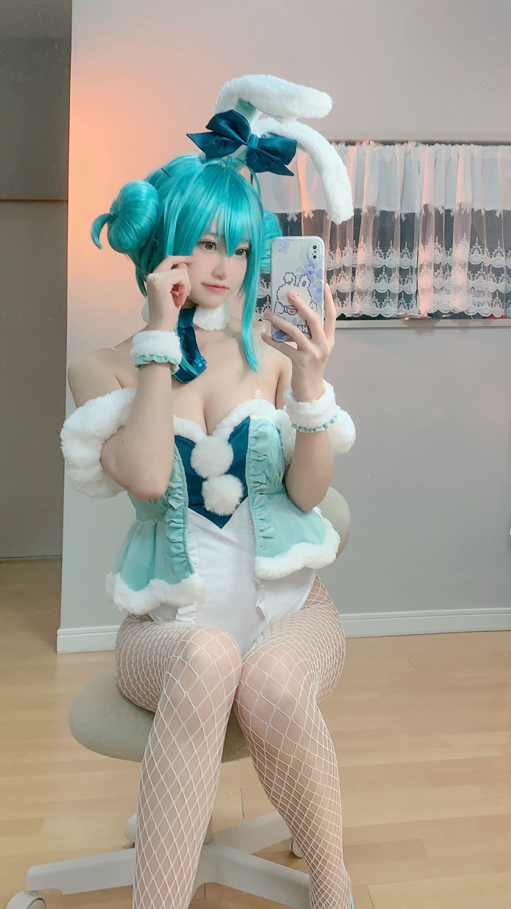 [福利COS] 千阳(ちよ) - 初音兔女郎第4张