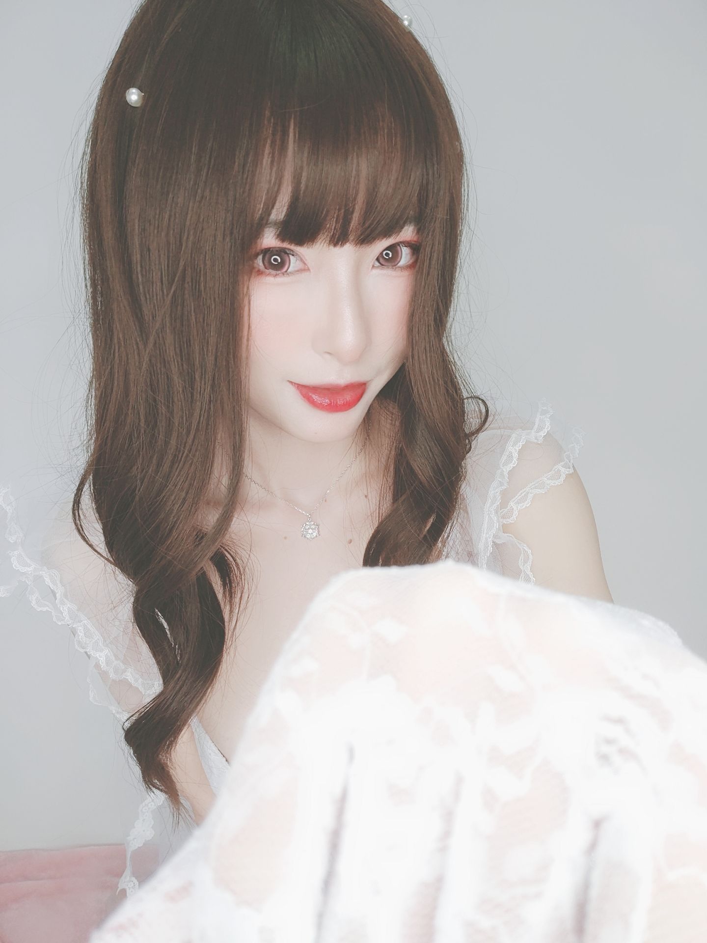 [福利COS] 尤物清水由乃 - 花嫁自拍第1张