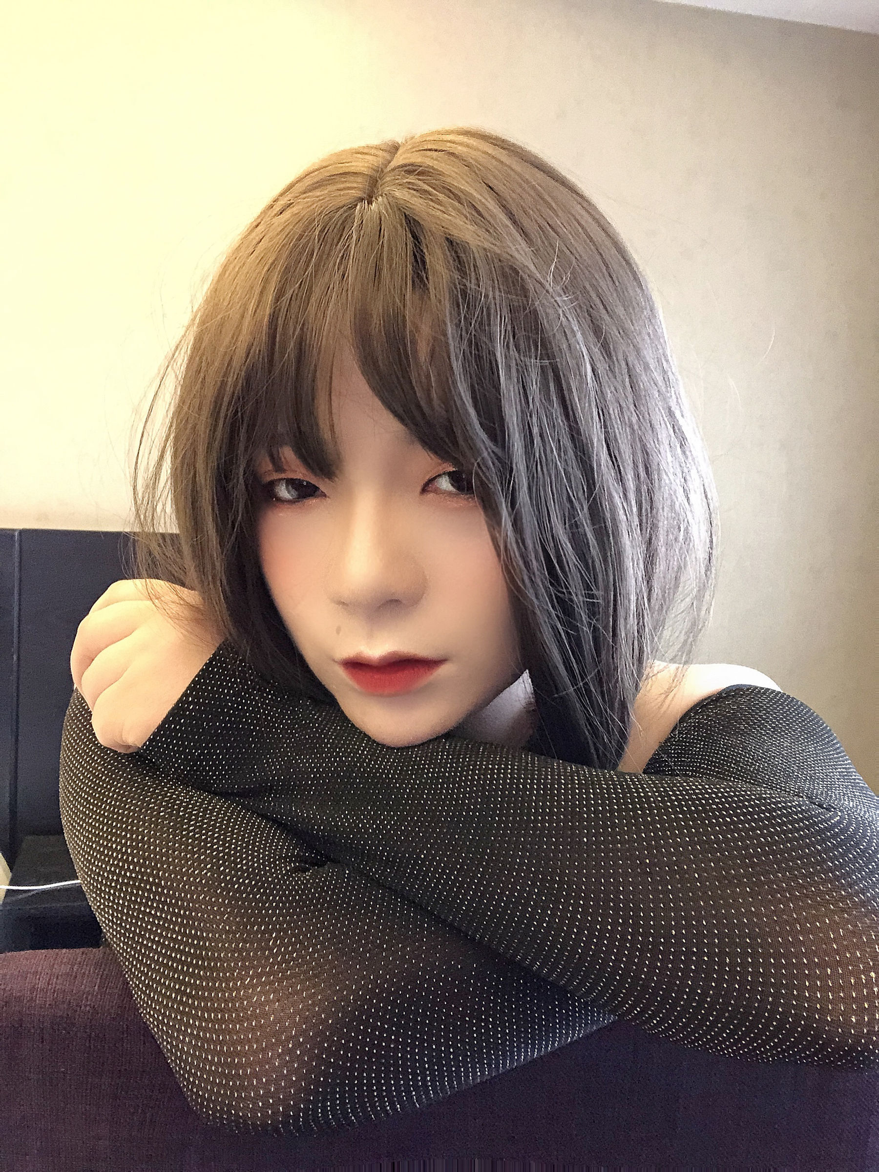 [福利COS] 奶兔biubiu - 黑色透肉第6张