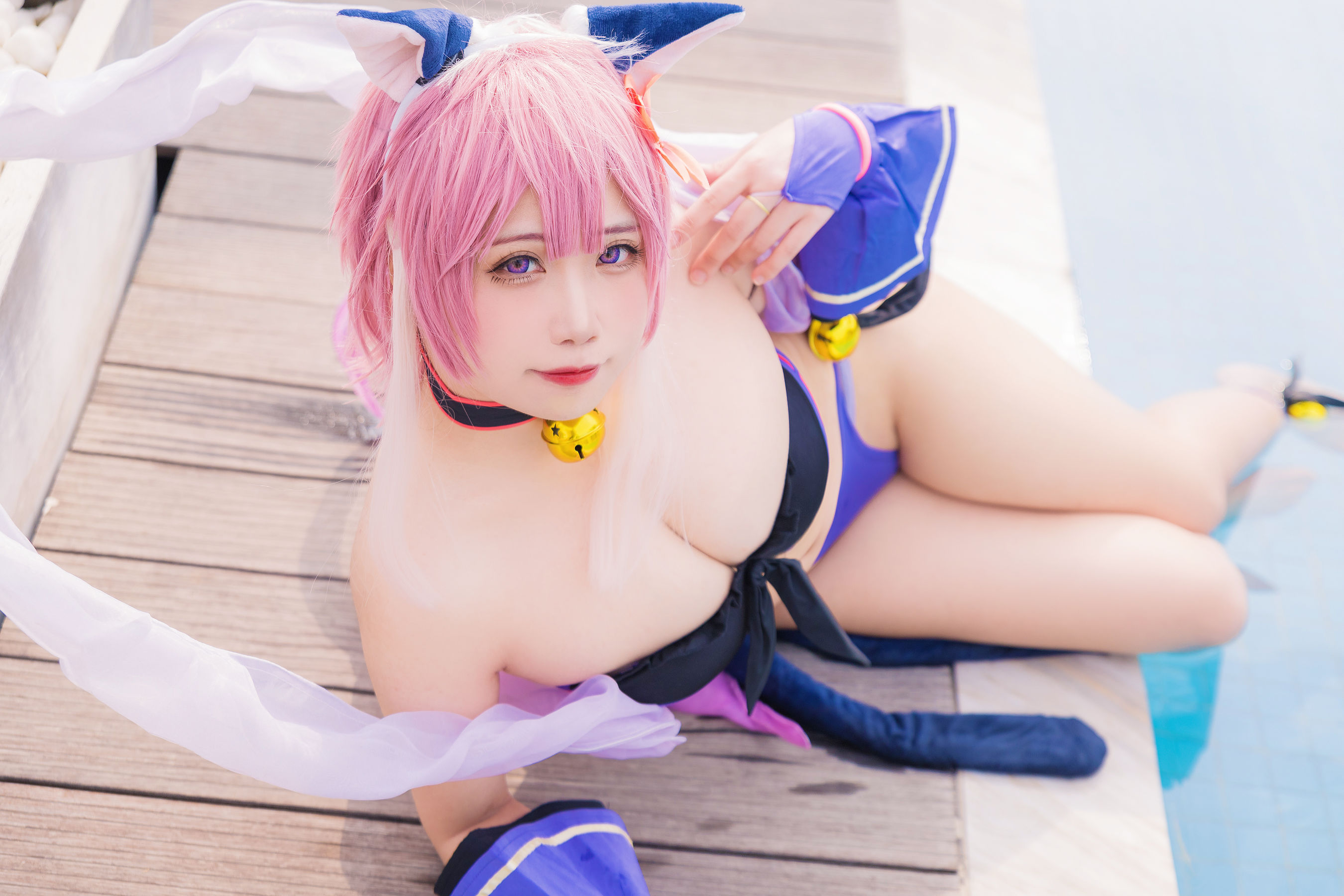 [福利COS] 贞子蜜桃 - 九月舰长 宮坂珠希泳装第10张