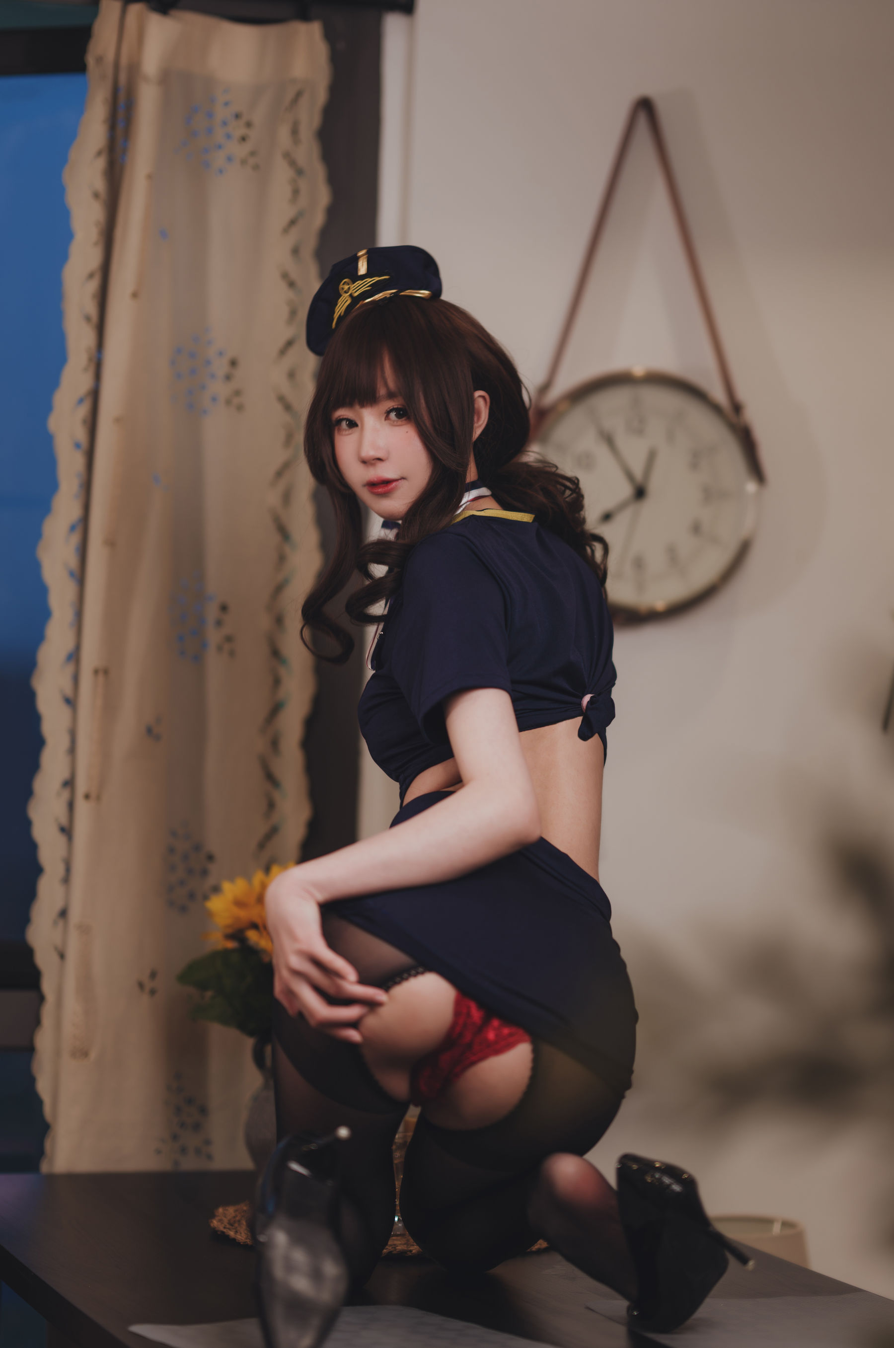 [福利COS] 西园寺南歌写真 - 空姐第7张