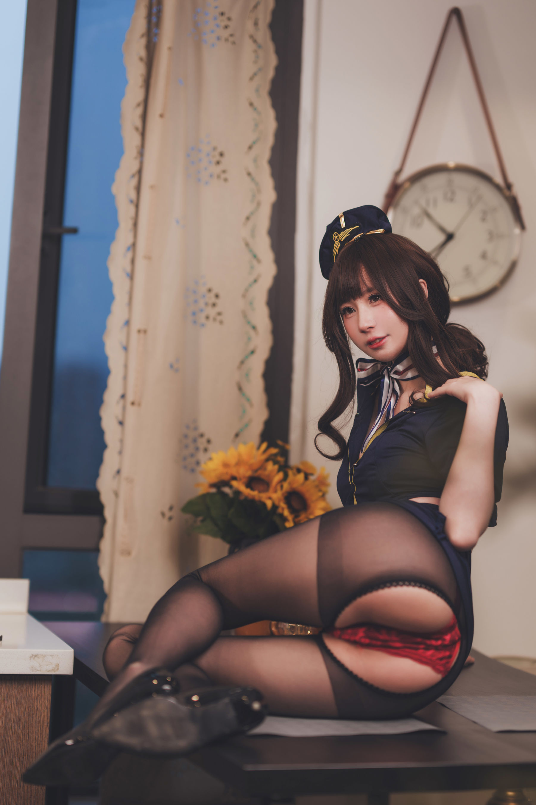 [福利COS] 西园寺南歌写真 - 空姐第6张