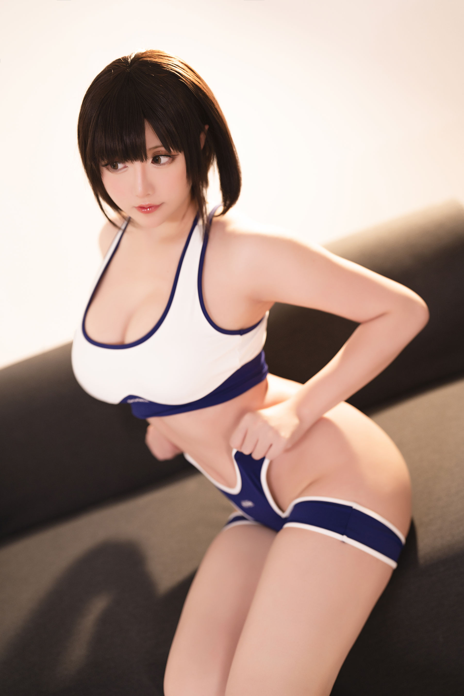 [福利COS] Coser小姐姐星之迟迟 - 体操服妹妹第29张