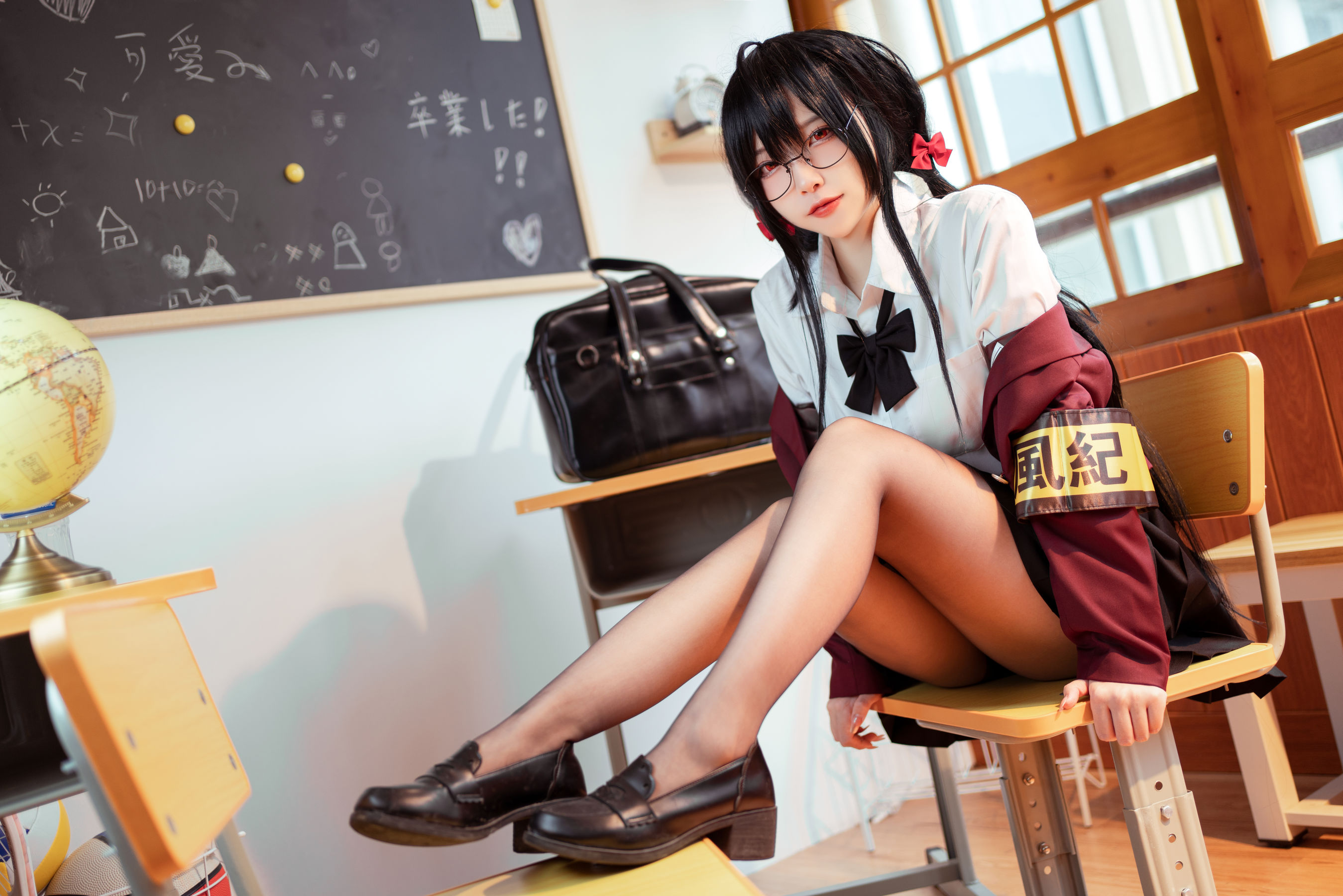 [福利COS] 人气Coser二佐Nisa - 碧蓝大凤JK第1张