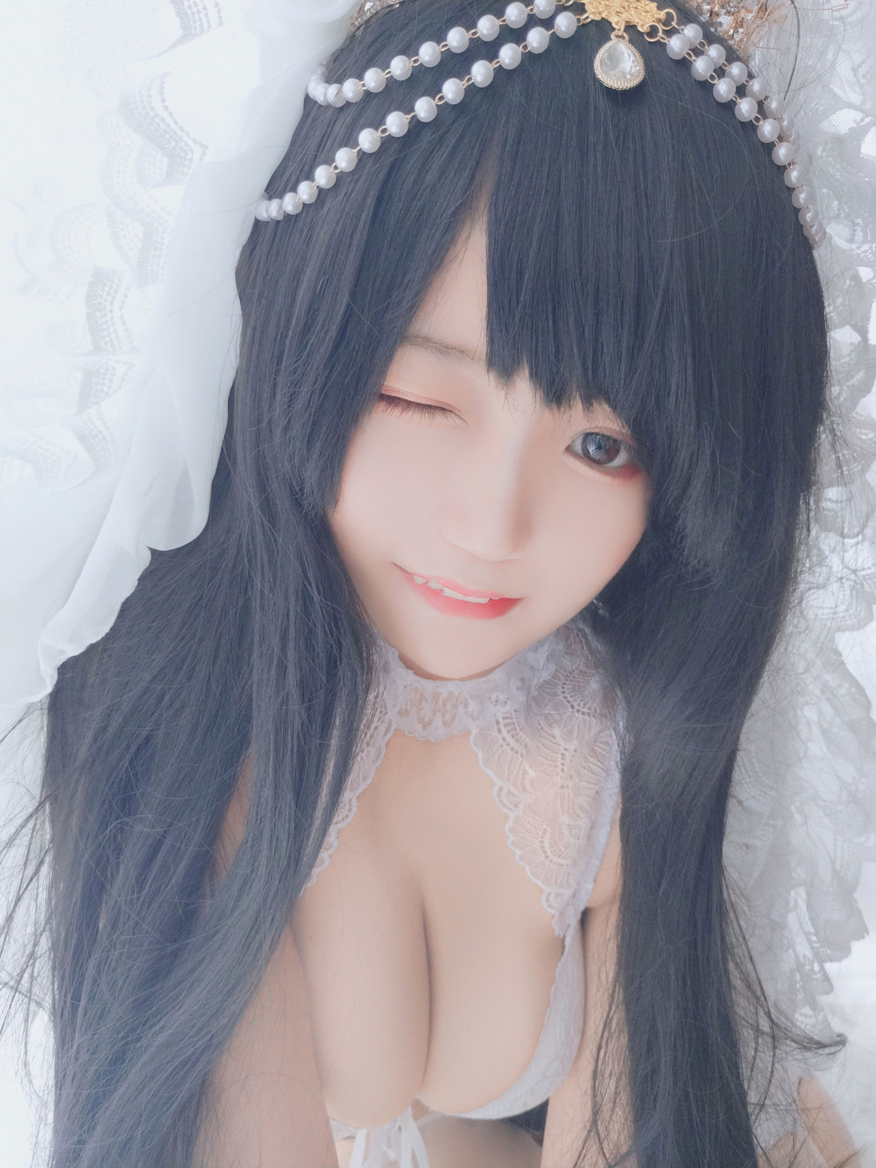 [福利COS] 动漫博主小仓千代w - 可可爱爱花嫁第1张