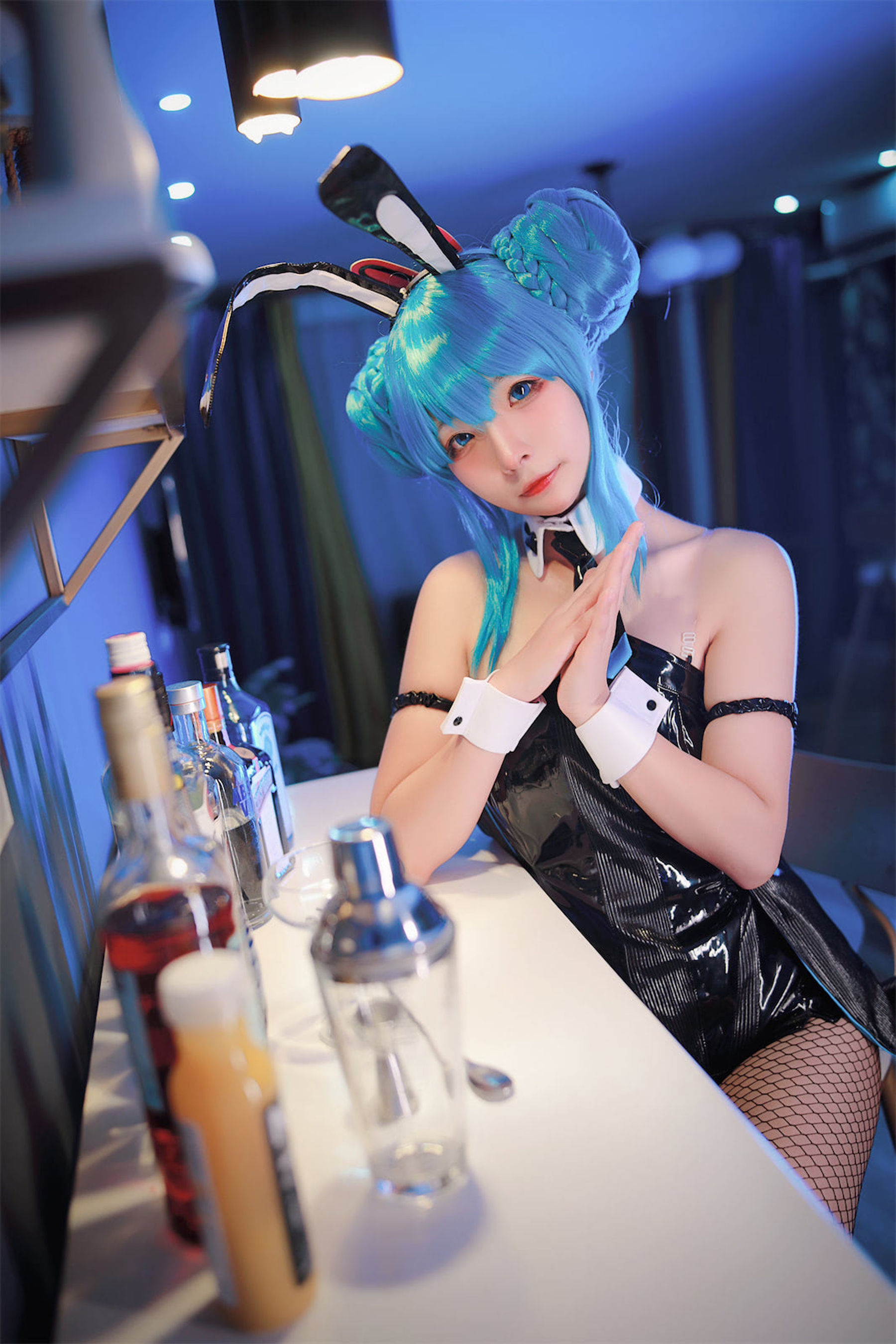 [福利COS] yuuhui玉汇 - 初音黑兔第3张