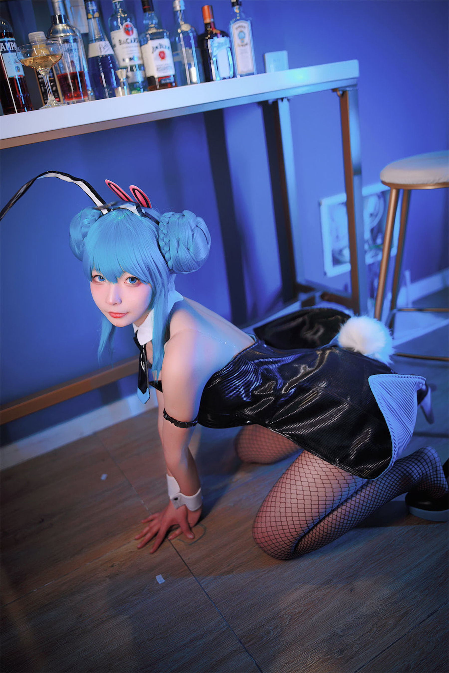 [福利COS] yuuhui玉汇 - 初音黑兔第12张
