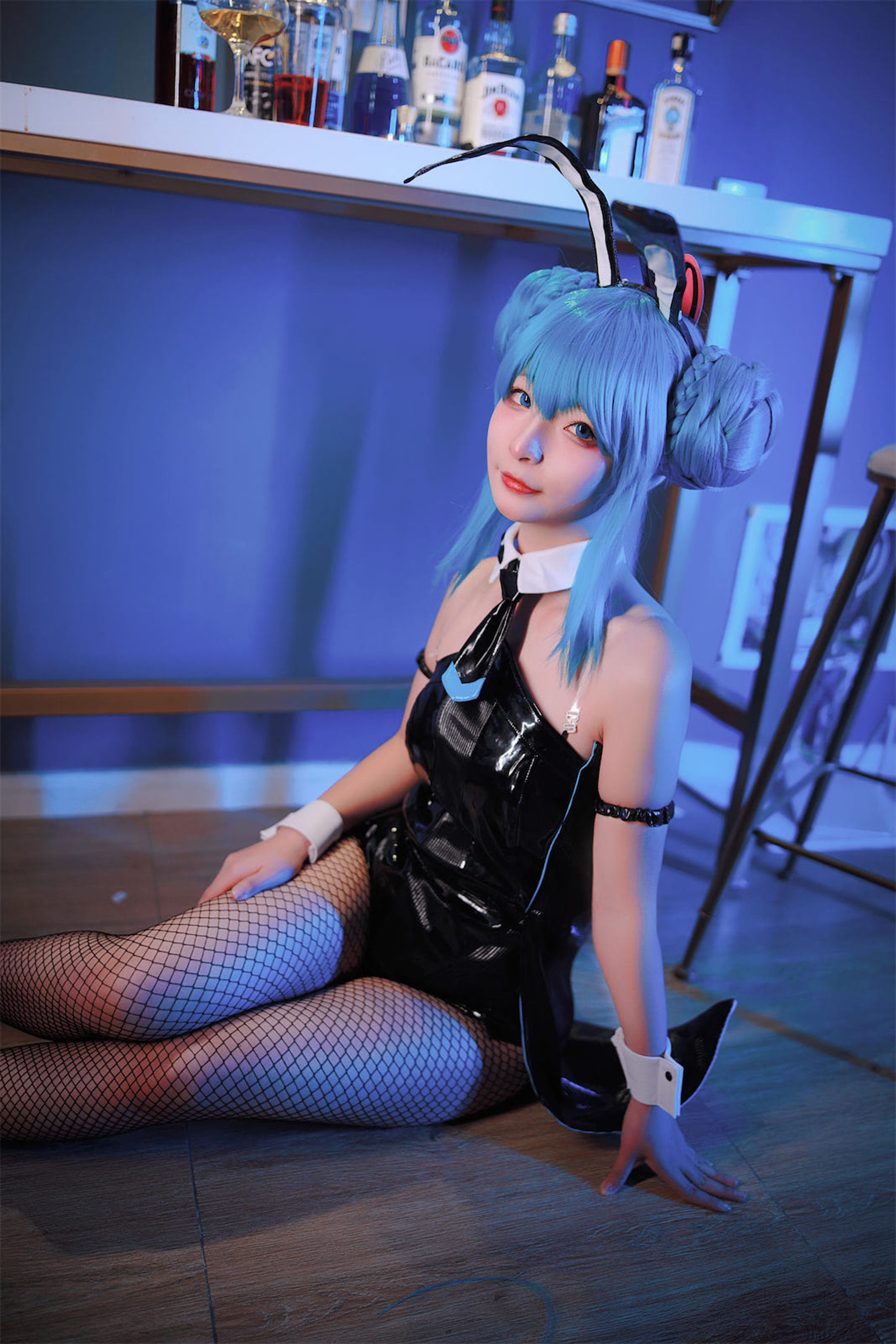 [福利COS] yuuhui玉汇 - 初音黑兔第13张