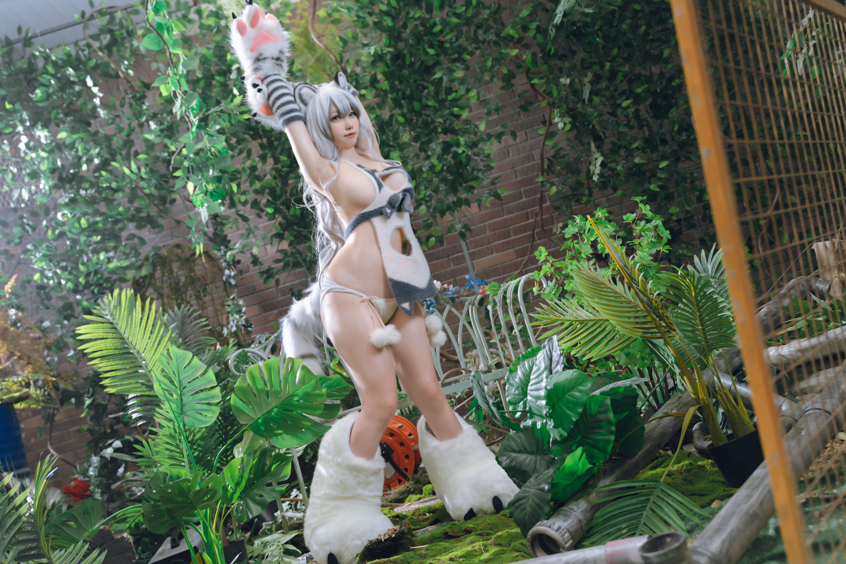 [福利COS] 一北亦北 - 白虎兽娘福瑞第7张