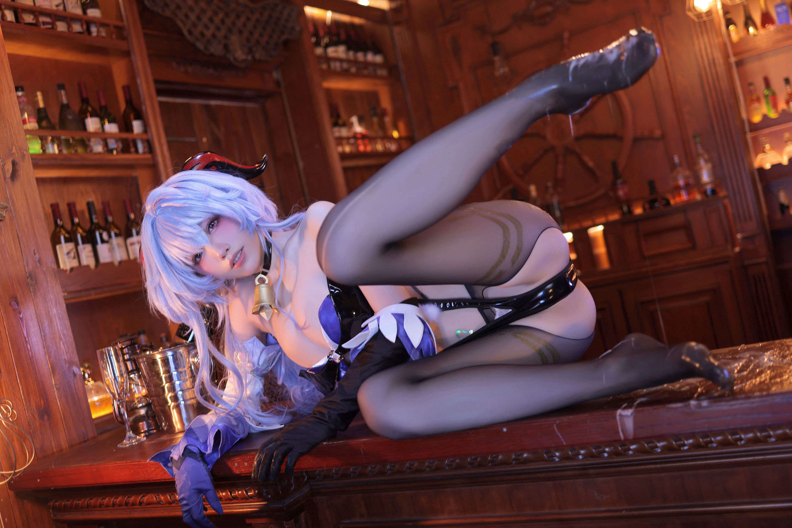 [福利COS] 动漫博主水淼aqua - 甘雨-同人魅魔第18张