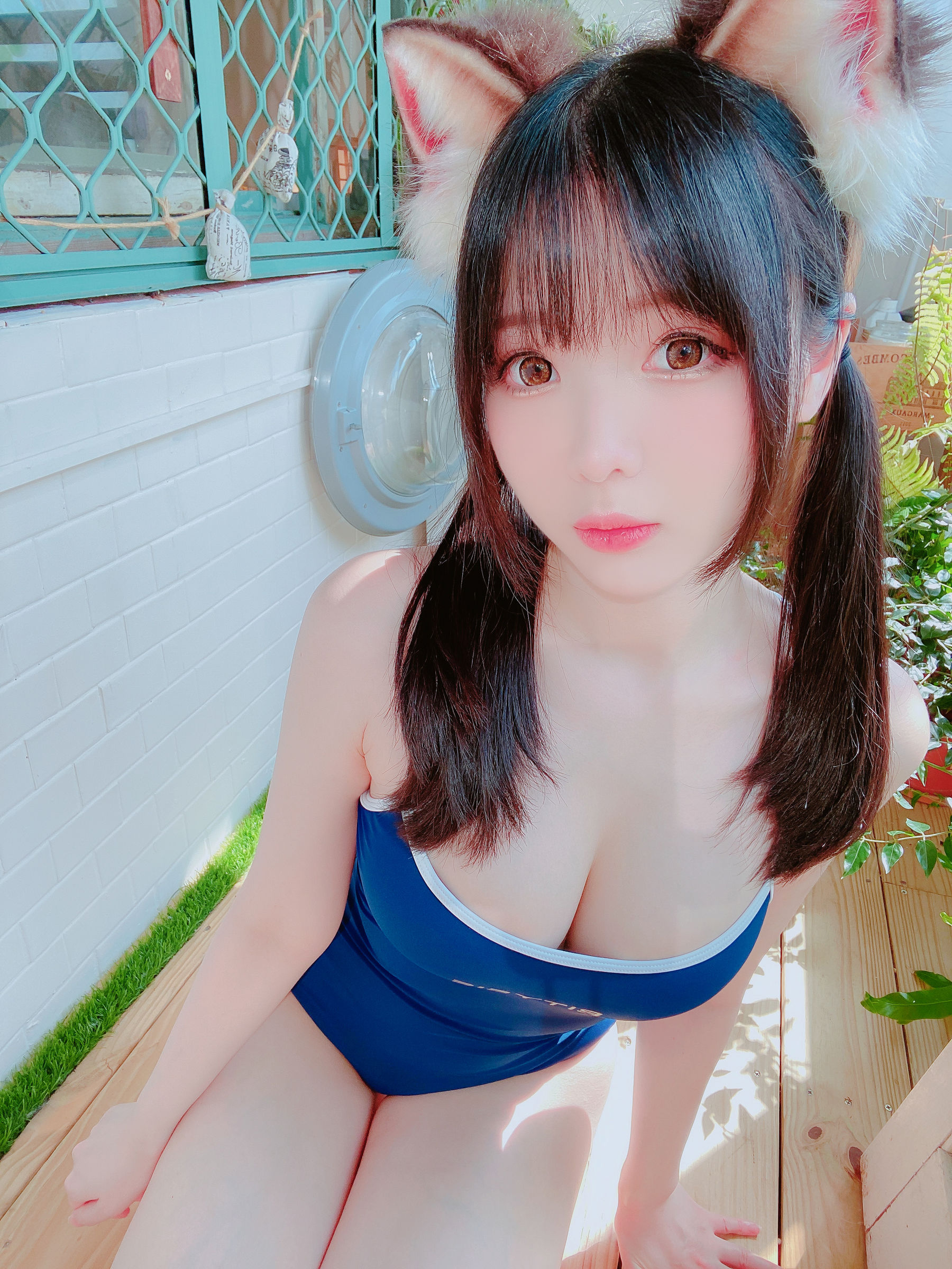 [福利COS] 微博妹纸霜月shimo[fantia] 2022-11-17 スク水第2张