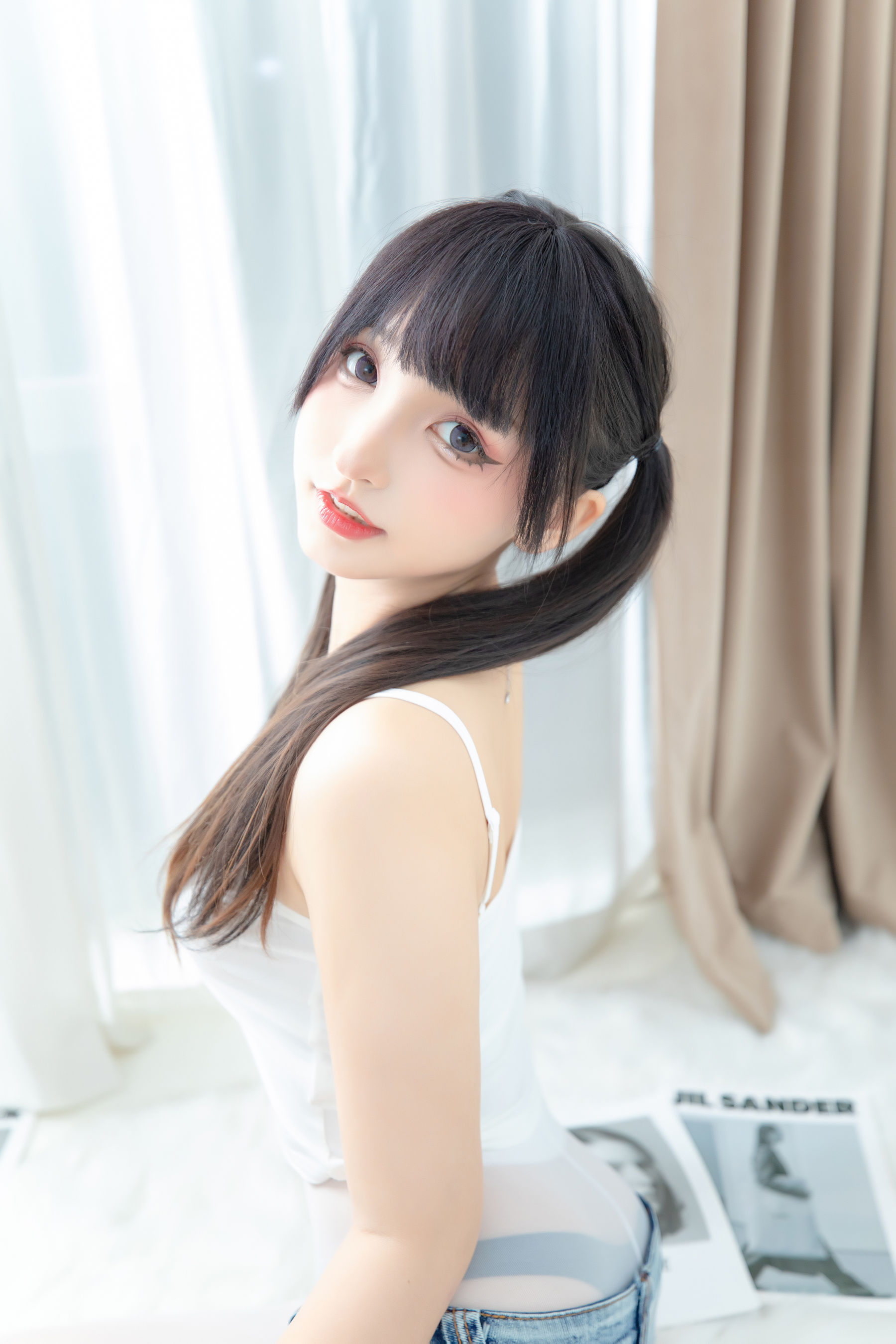 [福利COS] 萝莉神楽板真冬 之牛仔兔兔第25张