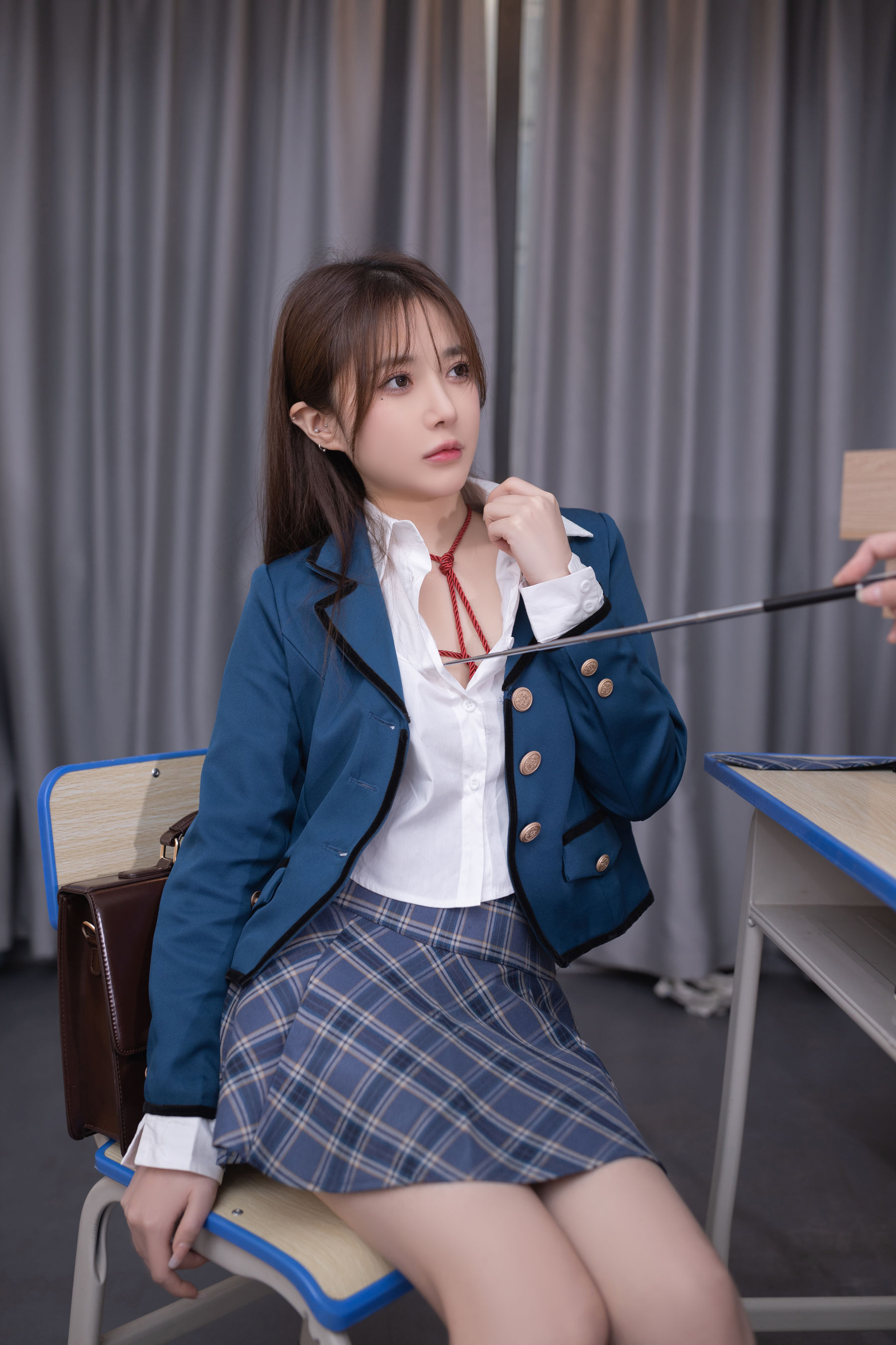 [福利COS] 鱼子酱 教室写真第13张