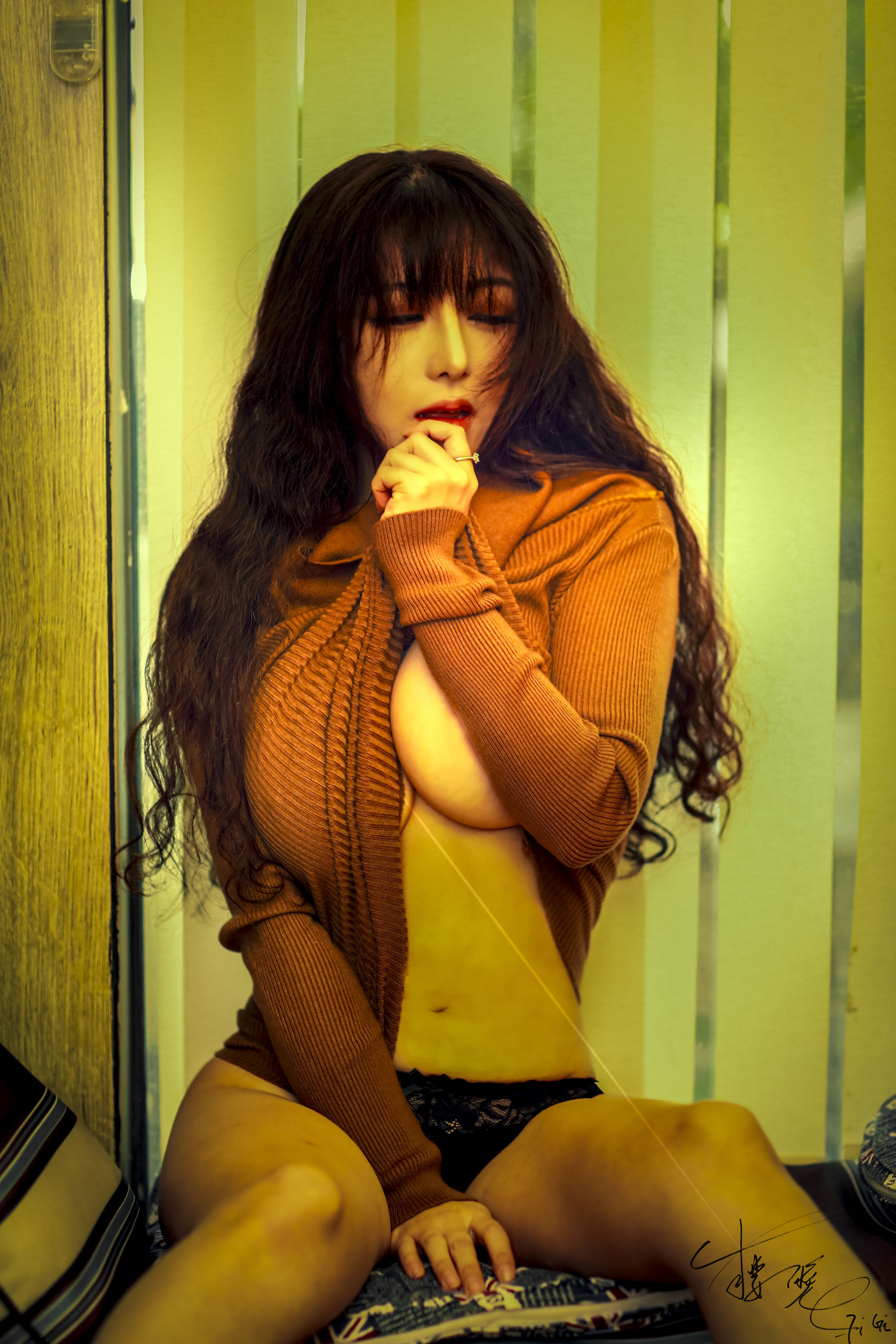 [福利COS] 网络红人樱晚gigi - 洗不去的故事第6张