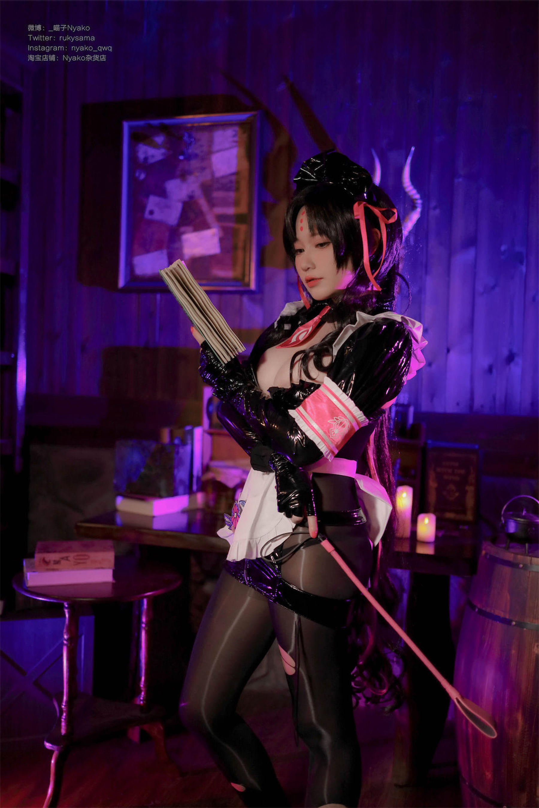 [福利COS] 萌妹子Nyako喵子 - 杀生院女仆第3张