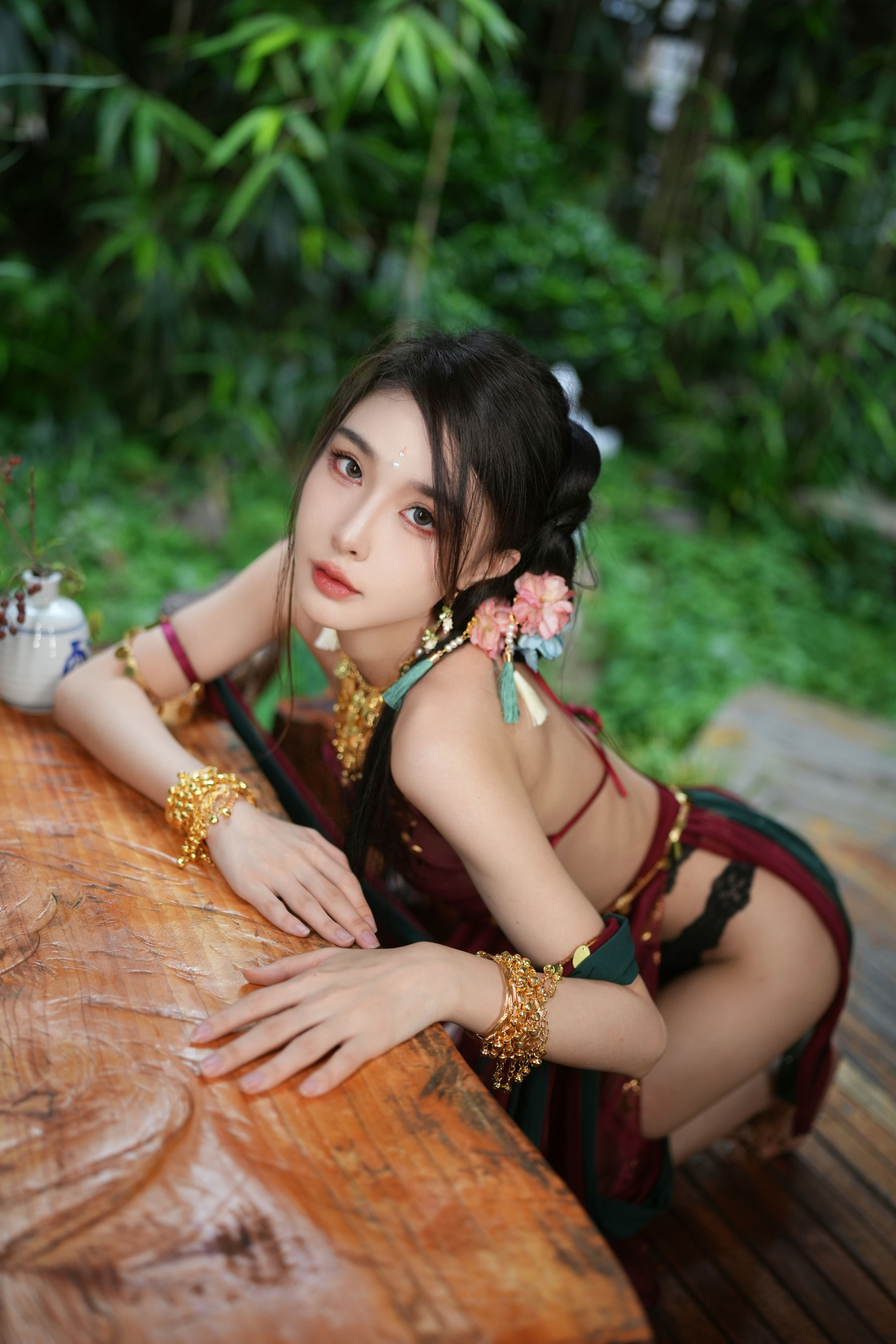 [福利COS] 余多多Dudu - 妲己的古风诱惑力第5张