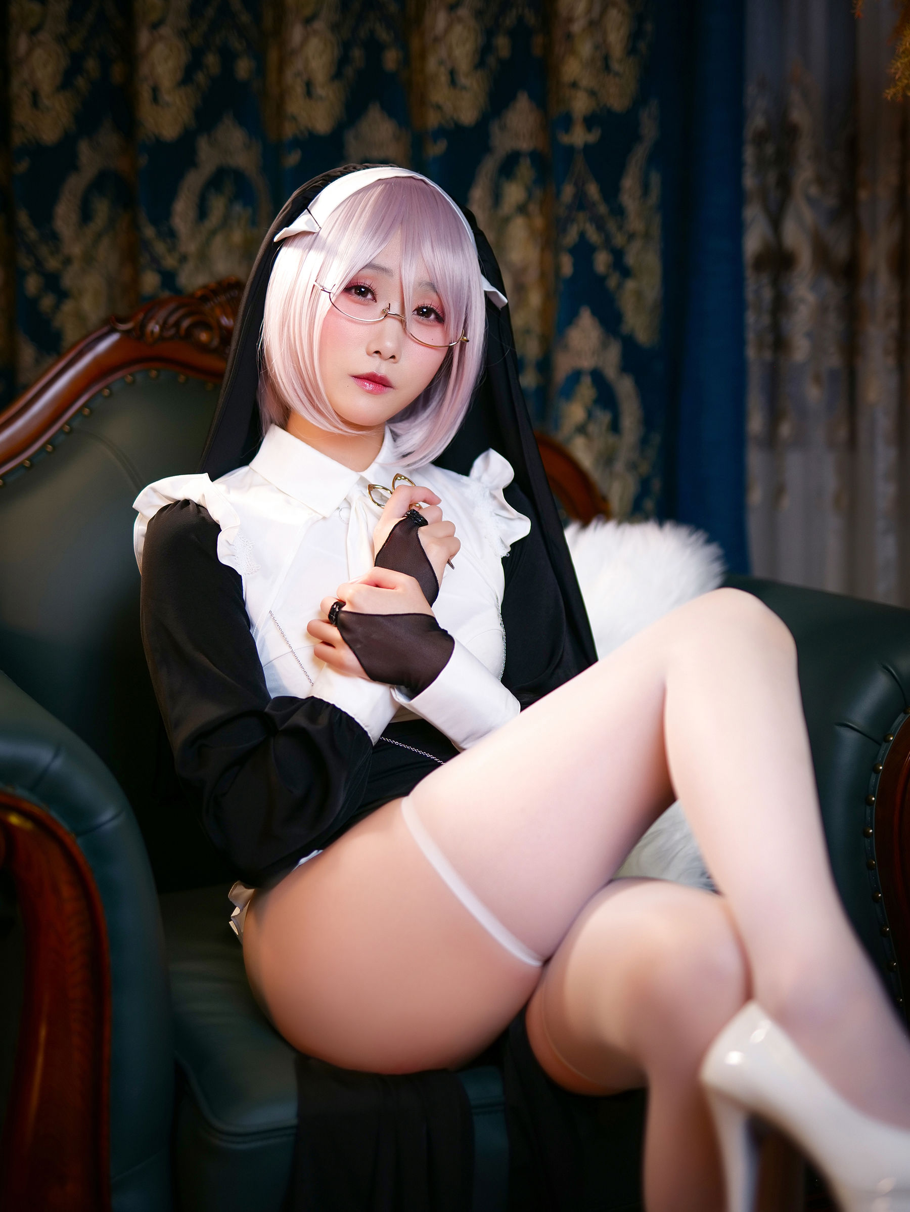 [福利COS] 动漫博主曉美媽 - 痴-修女第17张