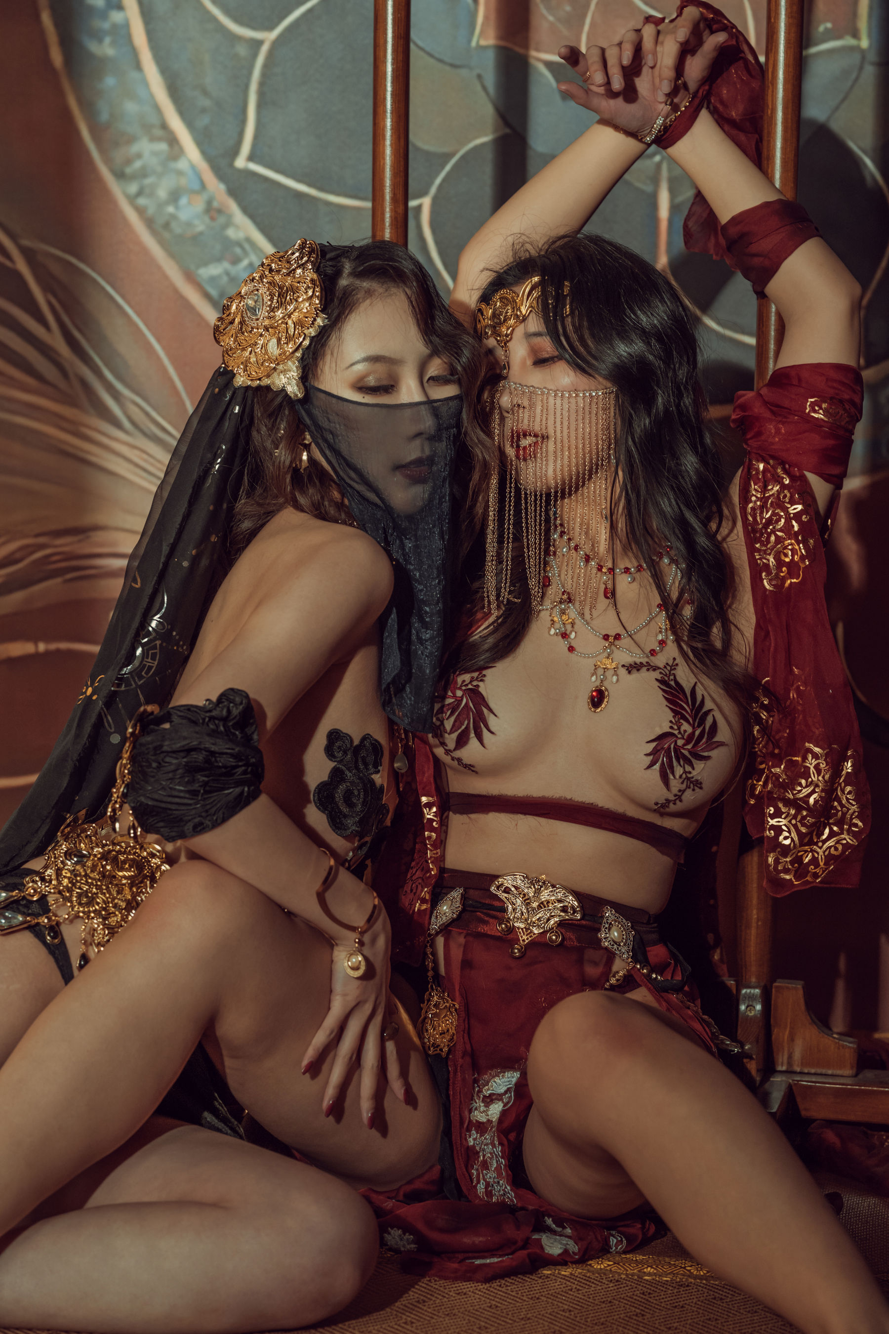 [福利COS] 云溪溪 - 奶桃桃 双人古风第12张